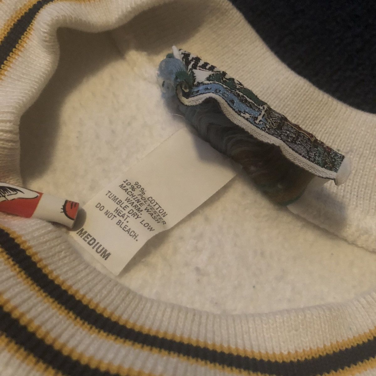 Naval Clothing Factory Vintage 90s US Navy Logo Reverse Weave Heavyweight Crewneck Size US M / EU 48-50 / 2 - 6 Thumbnail