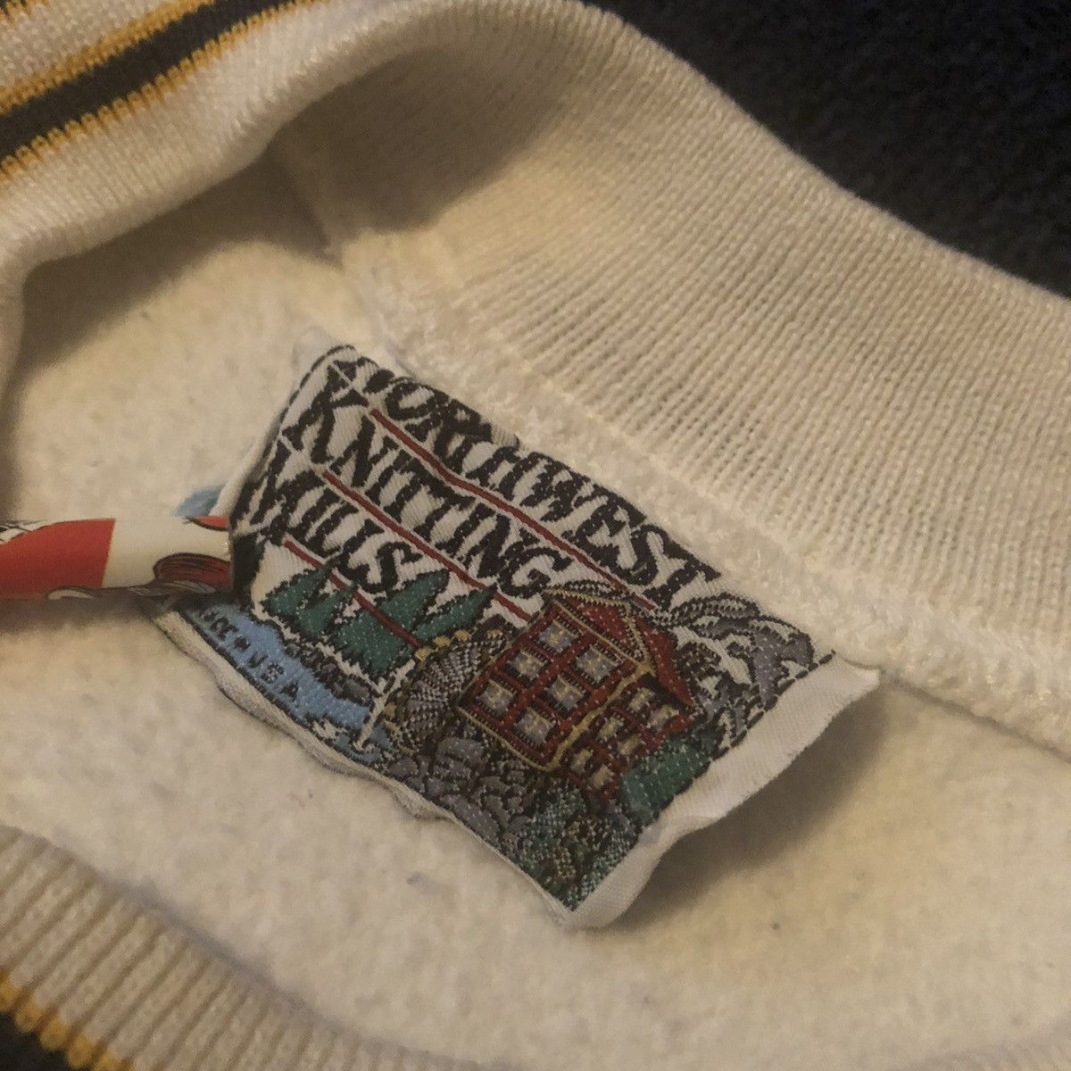 Naval Clothing Factory Vintage 90s US Navy Logo Reverse Weave Heavyweight Crewneck Size US M / EU 48-50 / 2 - 5 Thumbnail