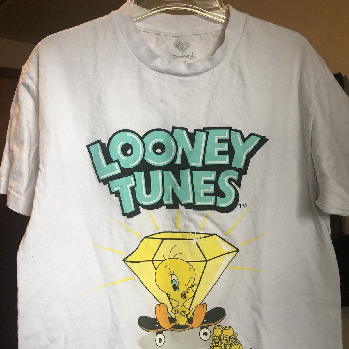 Diamond Supply Co. Vintage Diamond Supply Co. Looney Tunes Tweety Bird Logo Tee Size US M / EU 48-50 / 2 - 2 Thumbnail