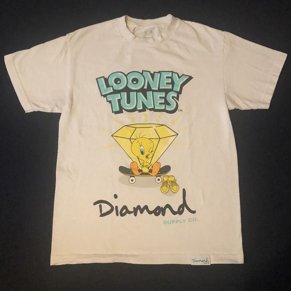 Vintage Vintage Diamond Supply Co. Looney Tunes Tweety Bird Logo Tee ...