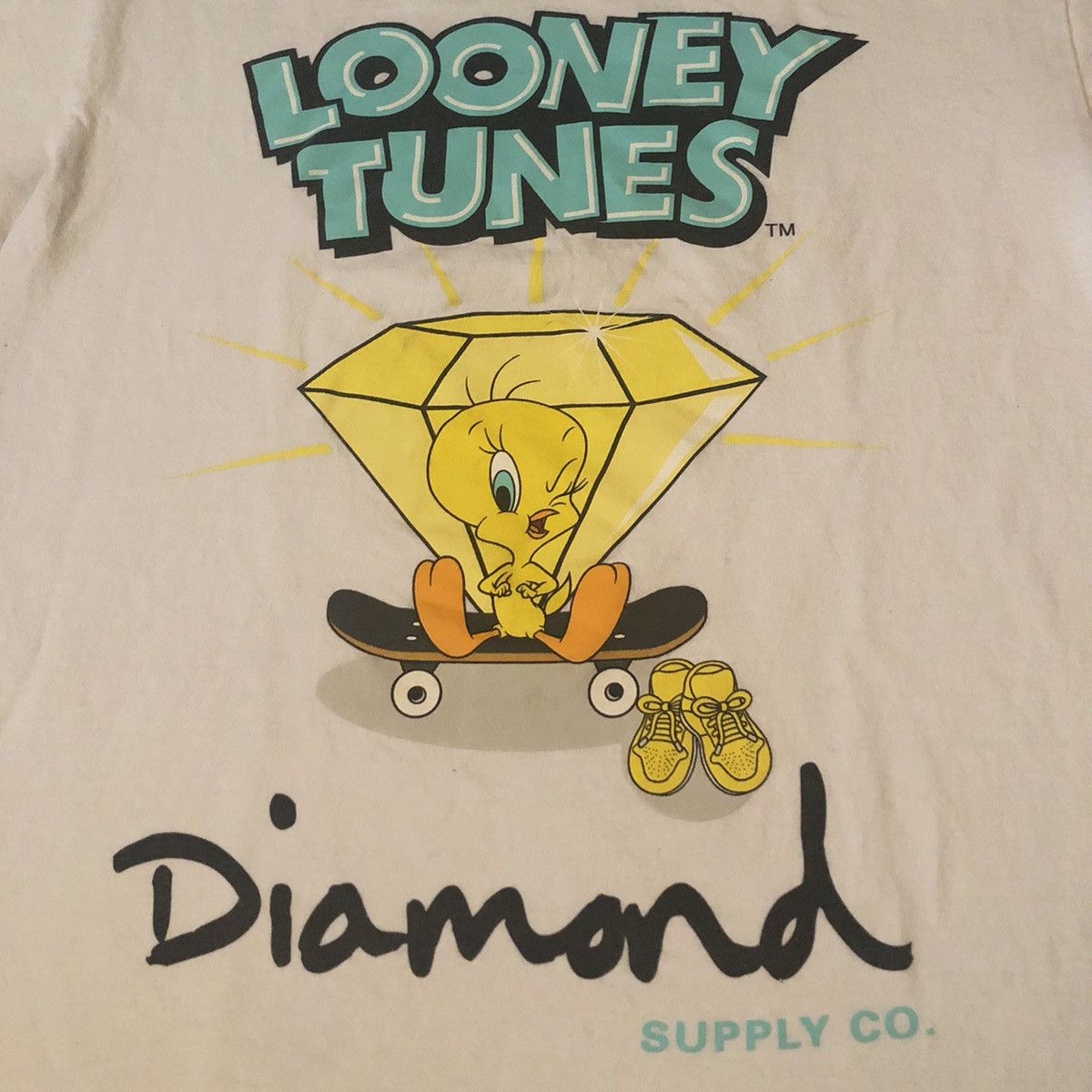 Diamond Supply Co. Vintage Diamond Supply Co. Looney Tunes Tweety Bird Logo Tee Size US M / EU 48-50 / 2 - 4 Thumbnail