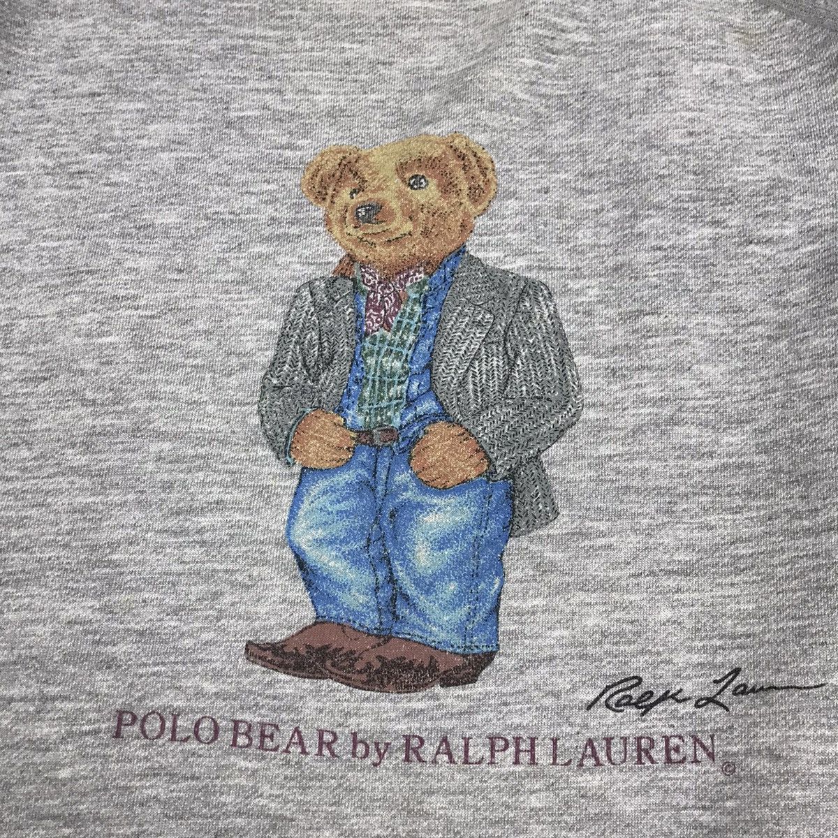 Polo Ralph Lauren × Ralph Lauren × Vintage Vintage POLO Bear by Ralph Lauren crewneck sweatshirt Size US L / EU 52-54 / 3 - 5 Thumbnail
