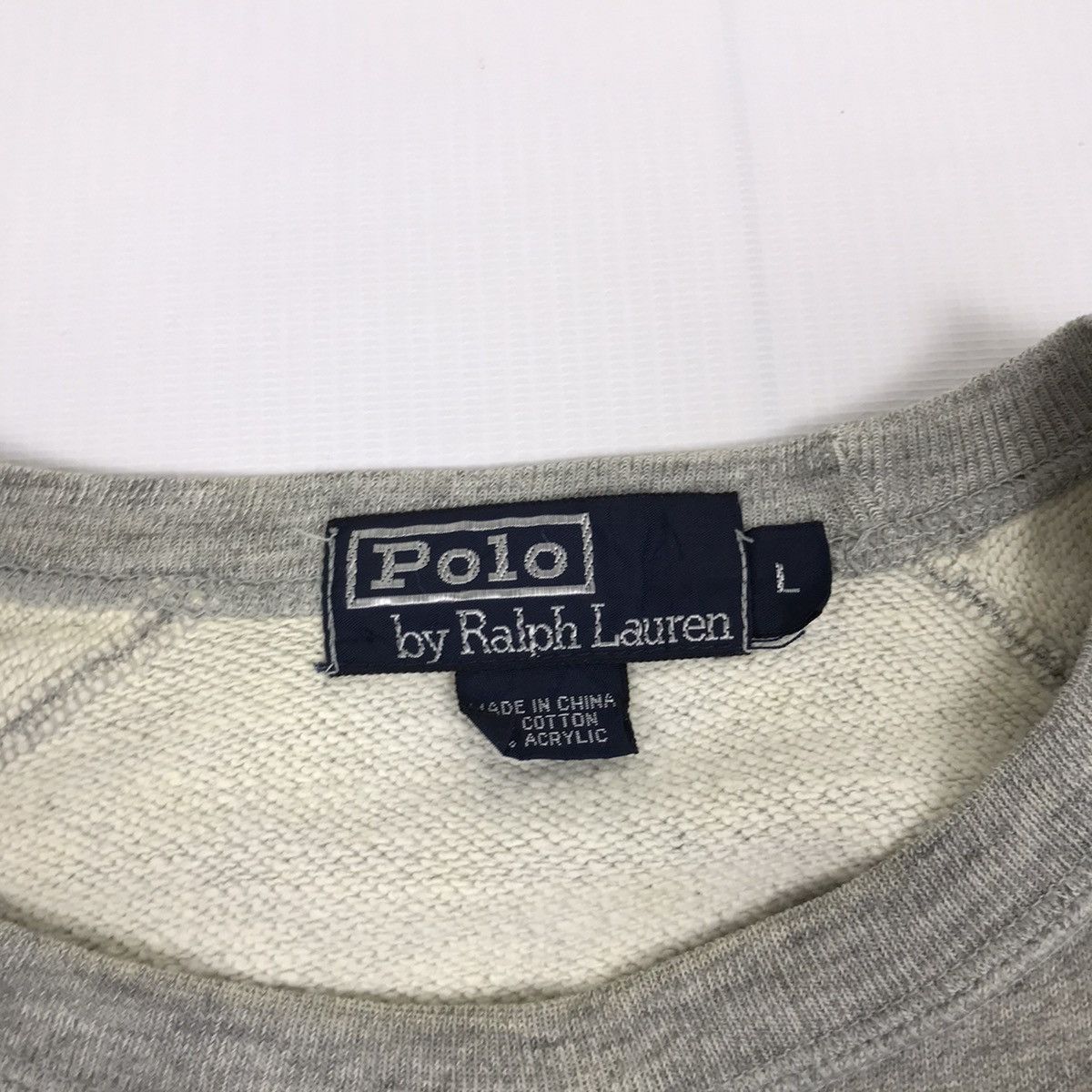 Polo Ralph Lauren × Ralph Lauren × Vintage Vintage POLO Bear by Ralph Lauren crewneck sweatshirt Size US L / EU 52-54 / 3 - 4 Thumbnail