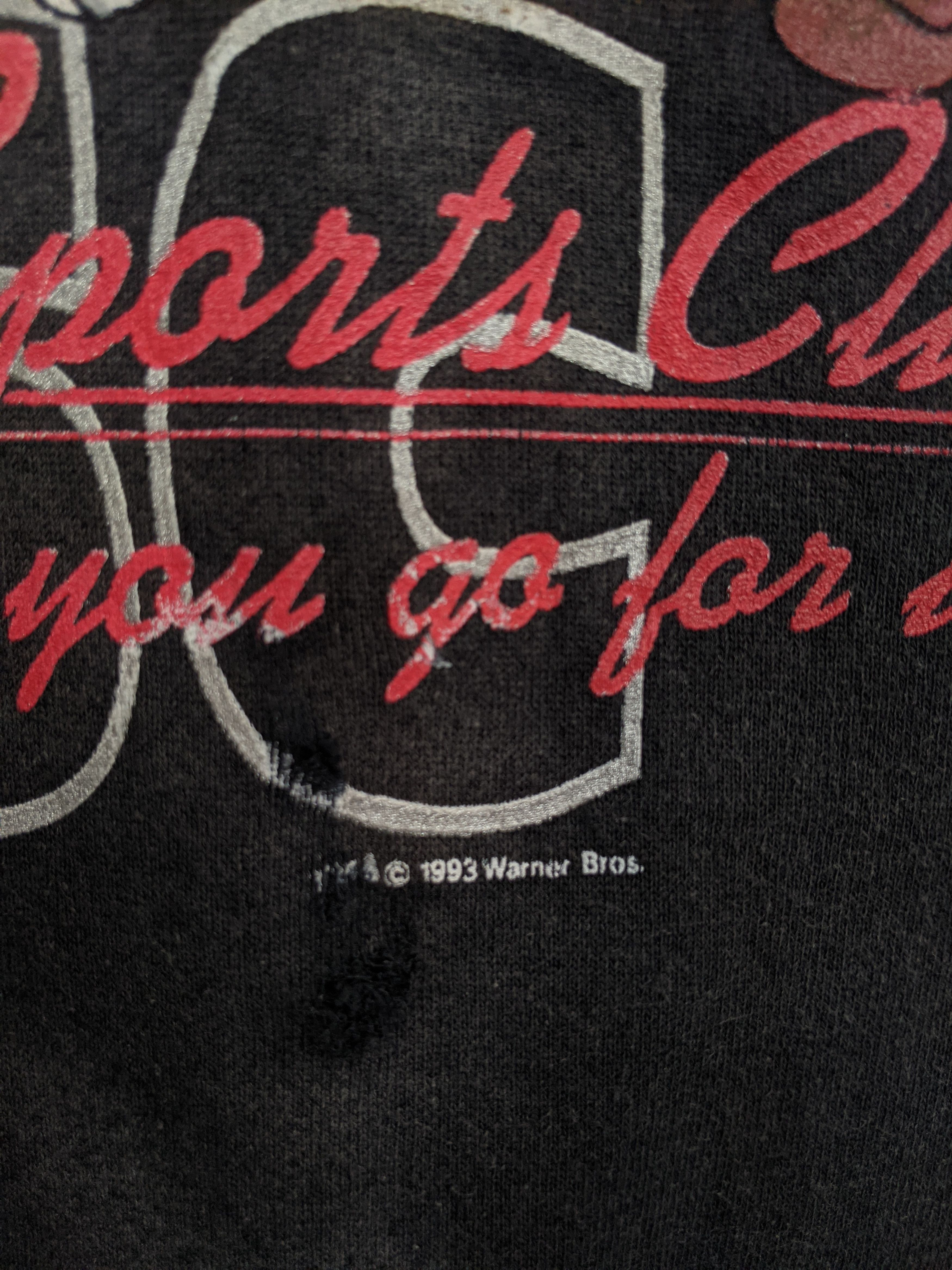 Vintage Vintage1993 Looney Tunes Sport Club Distress Sweatshirt Size US L / EU 52-54 / 3 - 4 Thumbnail