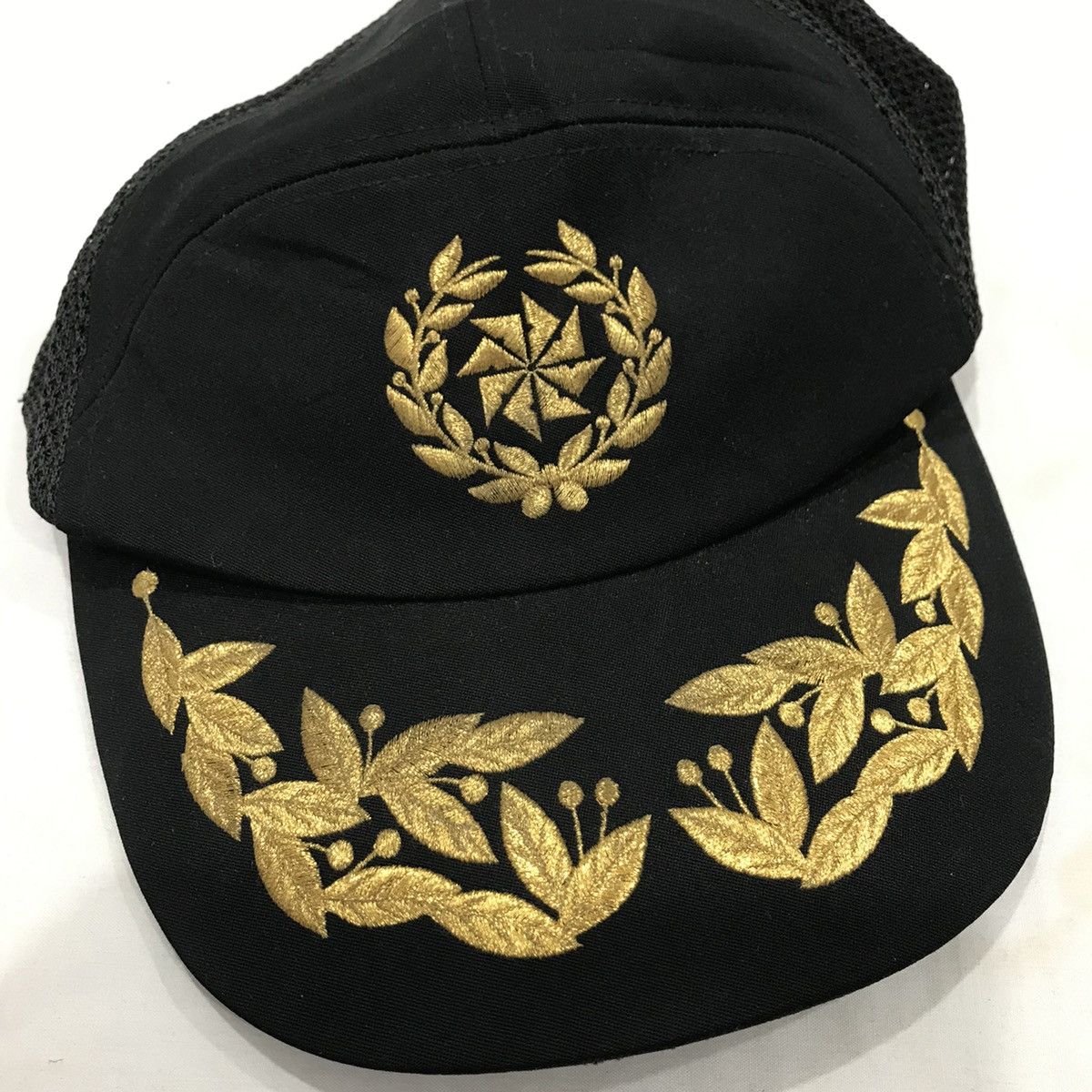 Japanese Brand Unifrorm 7 Panel Embroirdery Trucker Hats Caps Size ONE SIZE - 7 Thumbnail