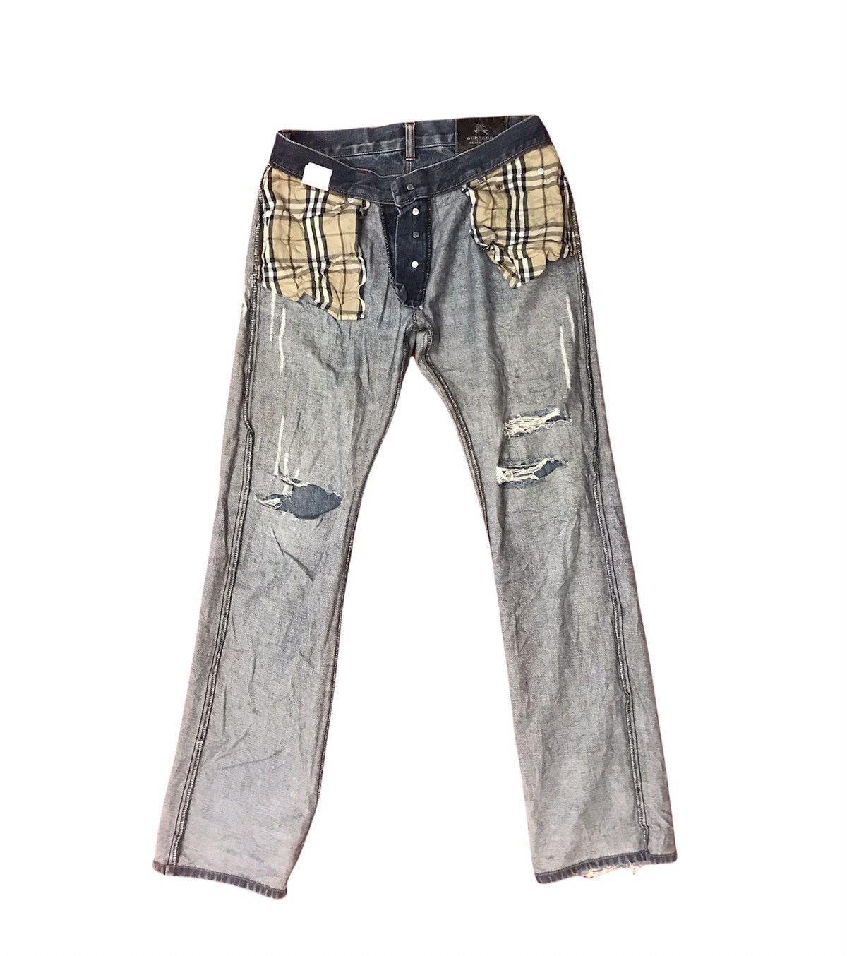 Burberry Burberry black label distressed jeans Size US 32 / EU 48 - 16 Thumbnail