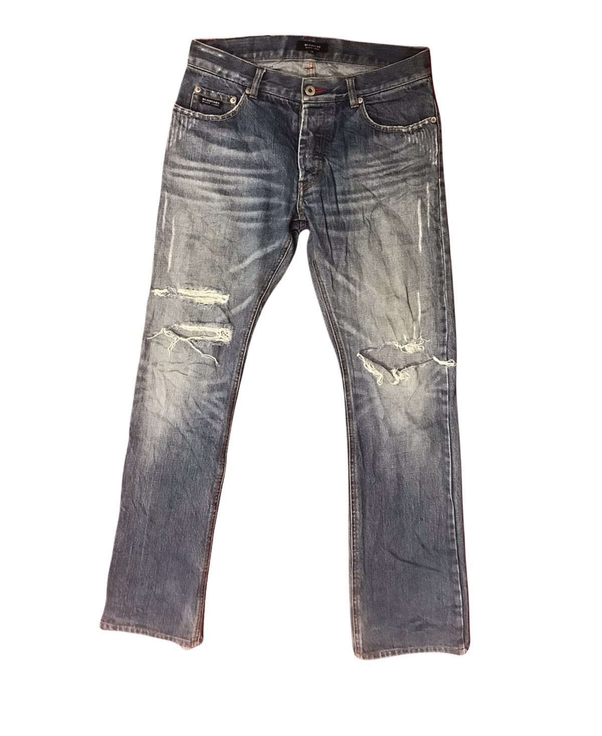 Burberry Burberry black label distressed jeans Size US 32 / EU 48 - 14 Thumbnail