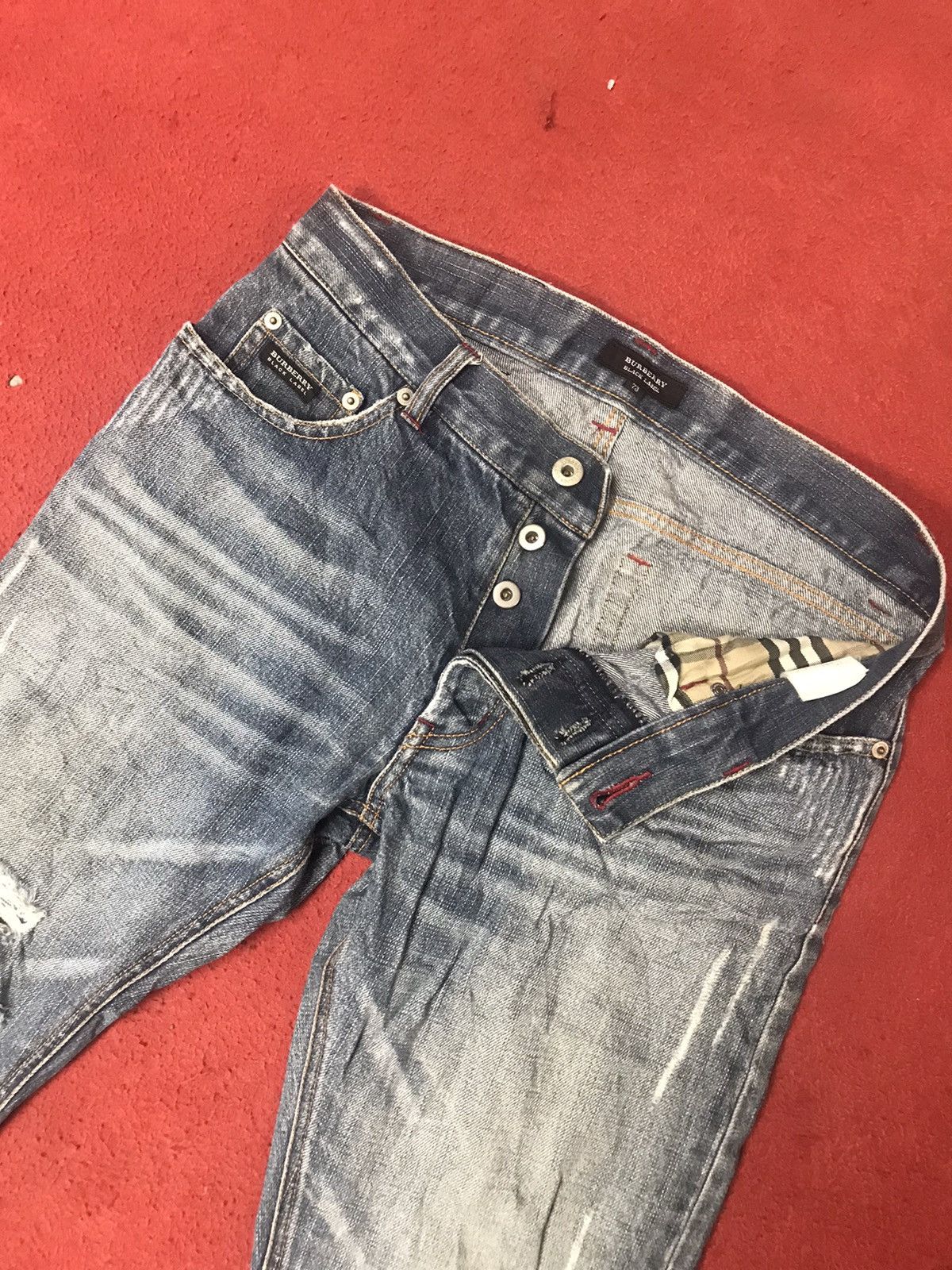 Burberry Burberry black label distressed jeans Size US 32 / EU 48 - 9 Thumbnail