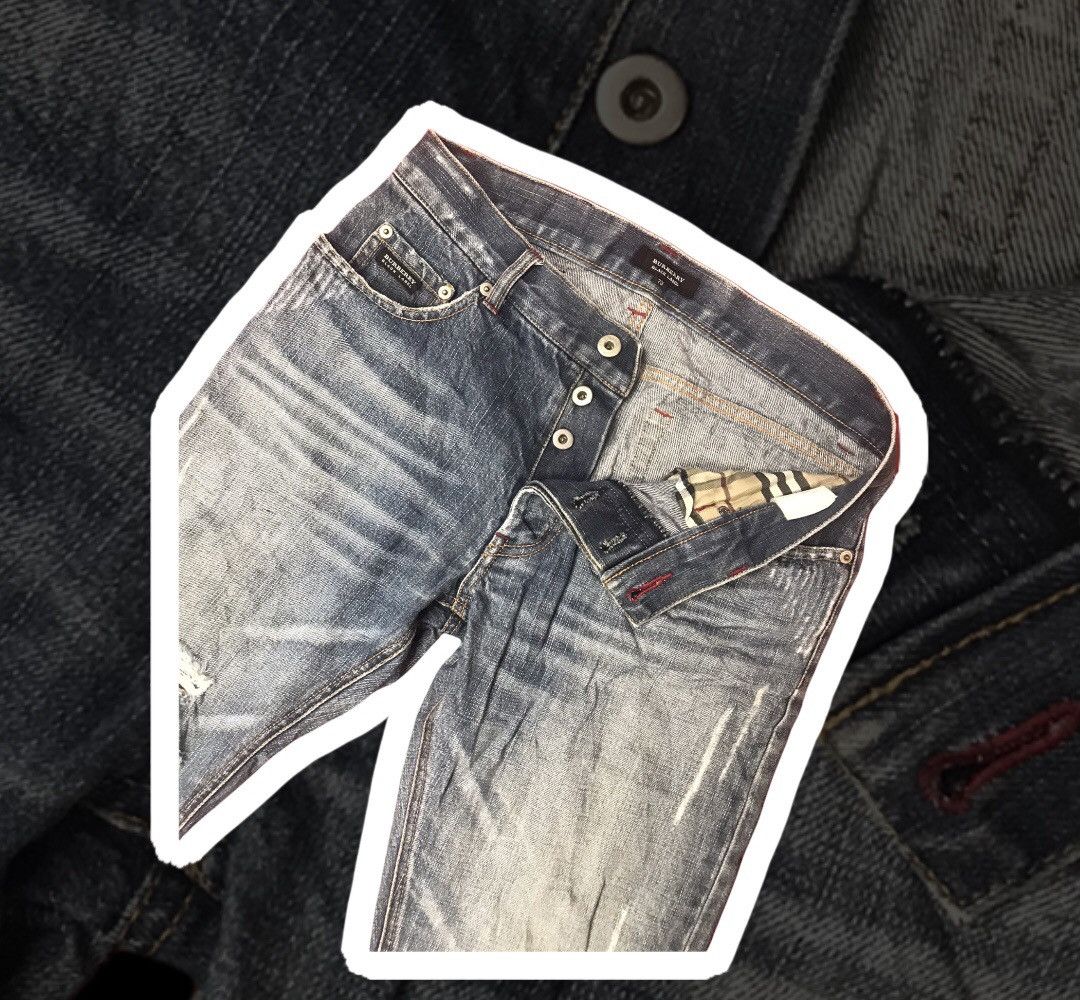 Burberry Burberry black label distressed jeans Size US 32 / EU 48 - 4 Thumbnail