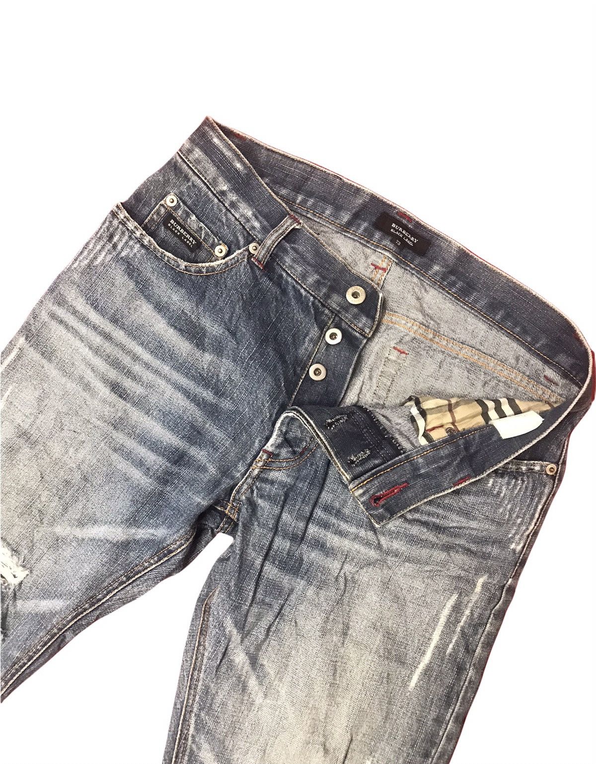 Burberry Burberry black label distressed jeans Size US 32 / EU 48 - 3 Thumbnail