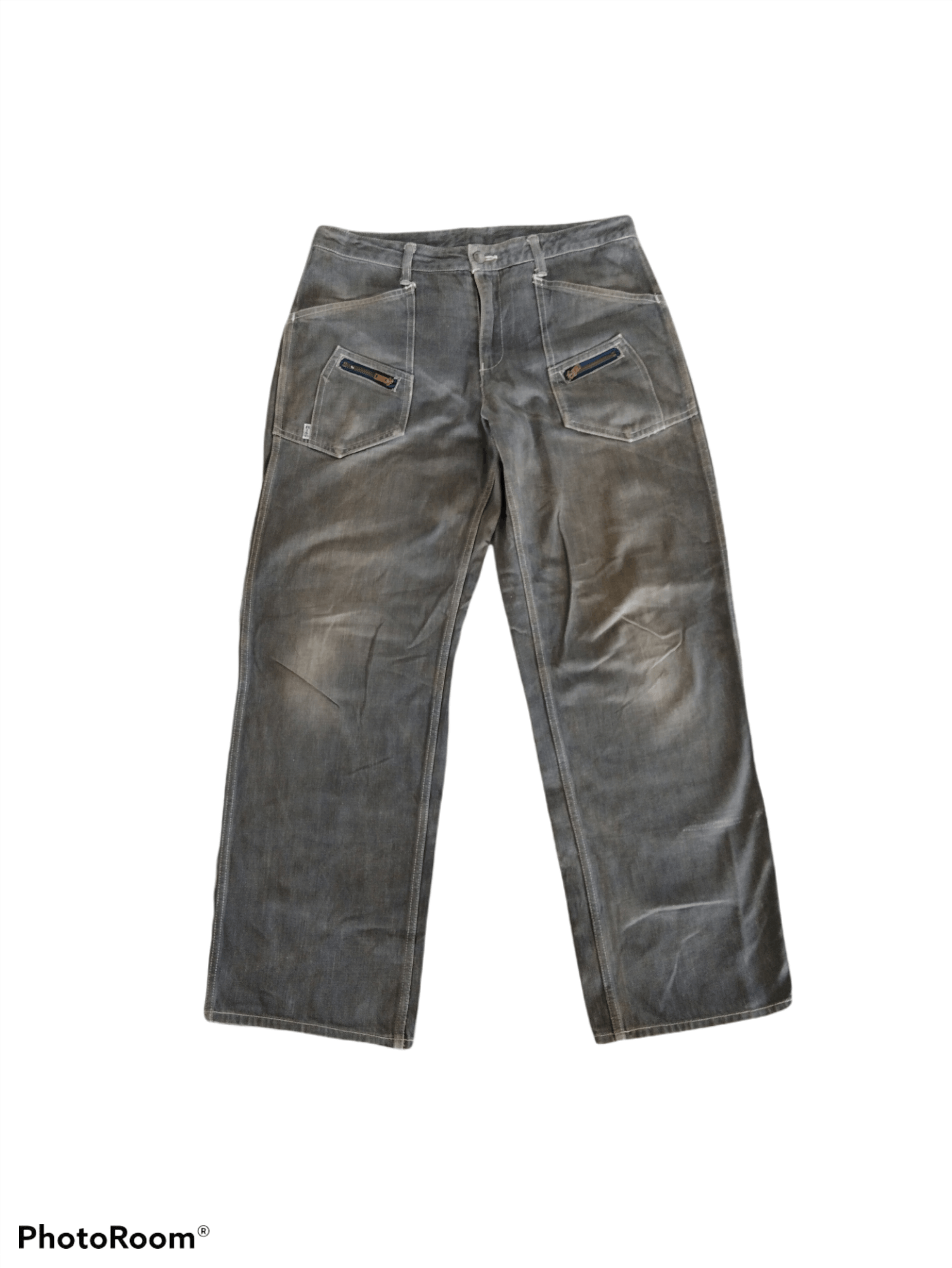 Japanese Brand BUSH PANTS DISTRESSED JAPANESE BRAND UNION MADE AMERICANA Size US 33 - 1 Thumbnail