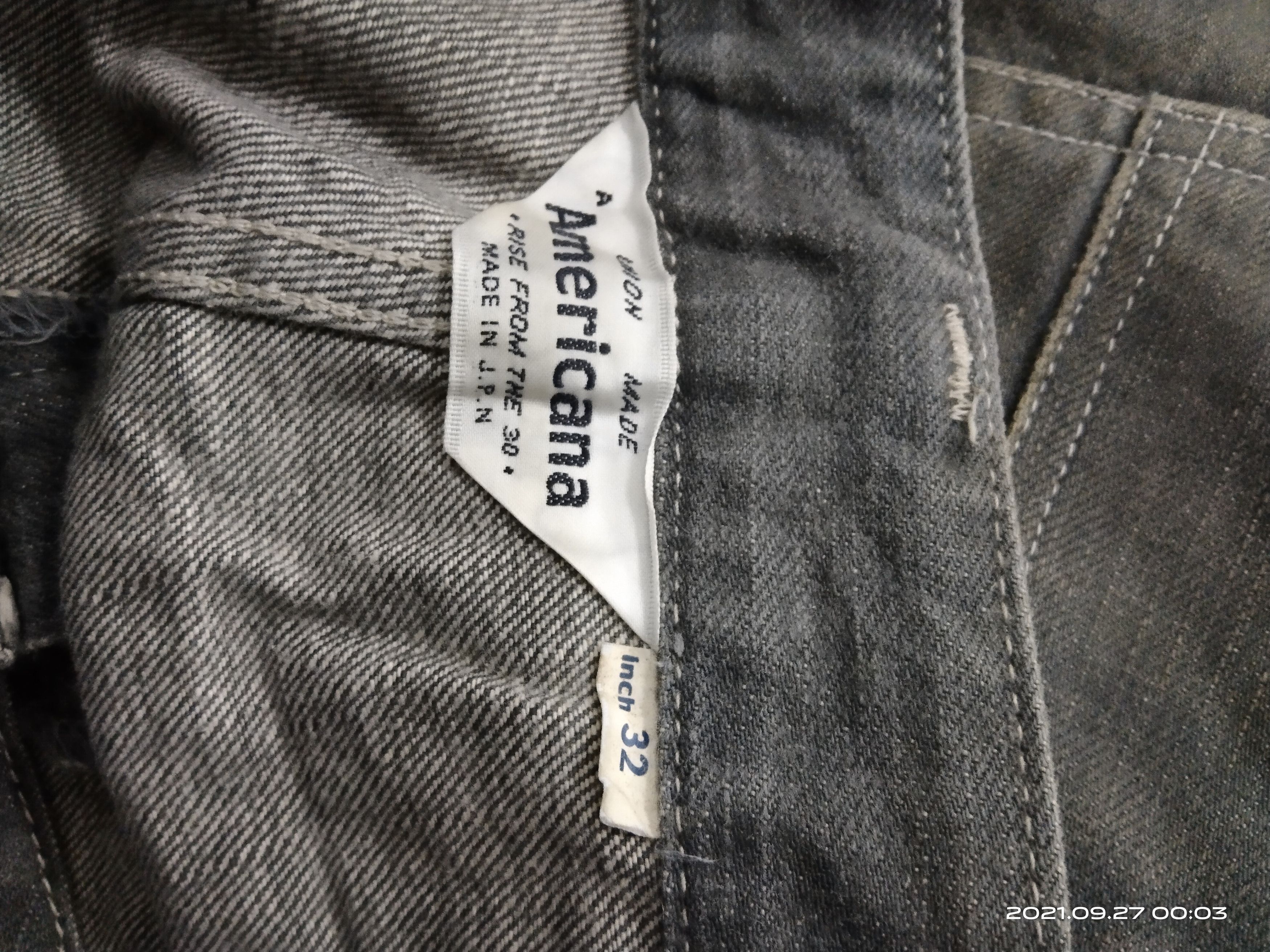 Japanese Brand BUSH PANTS DISTRESSED JAPANESE BRAND UNION MADE AMERICANA Size US 33 - 7 Thumbnail