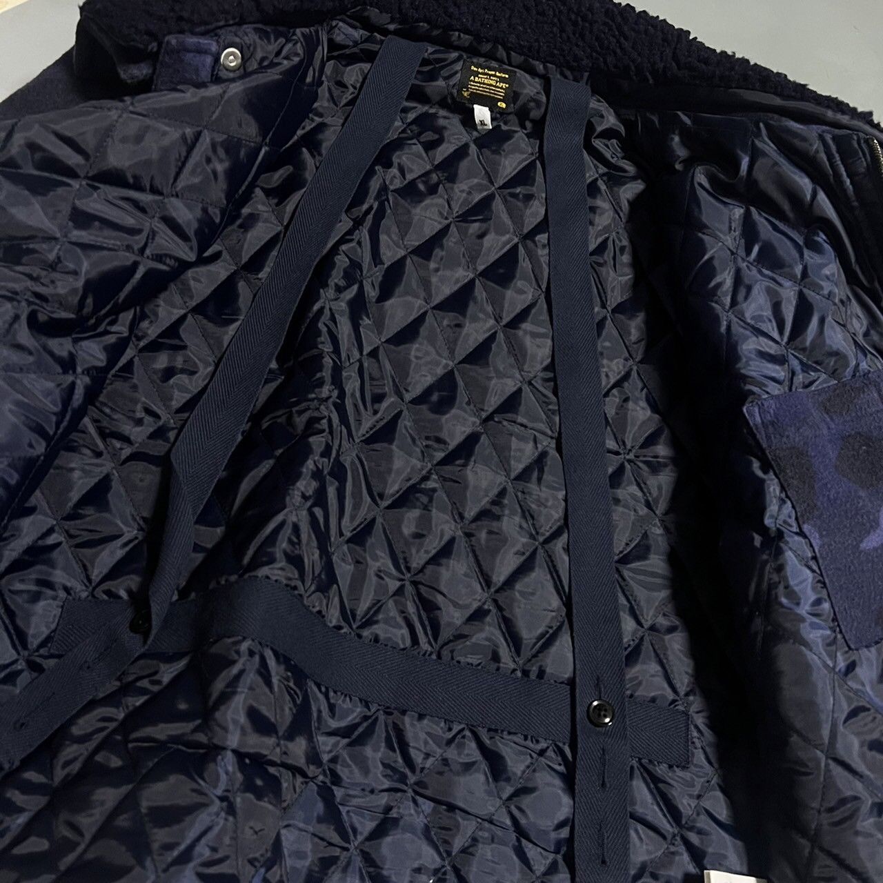 Bape BAPE jacket blue camo Size US XL / EU 56 / 4 - 4 Thumbnail
