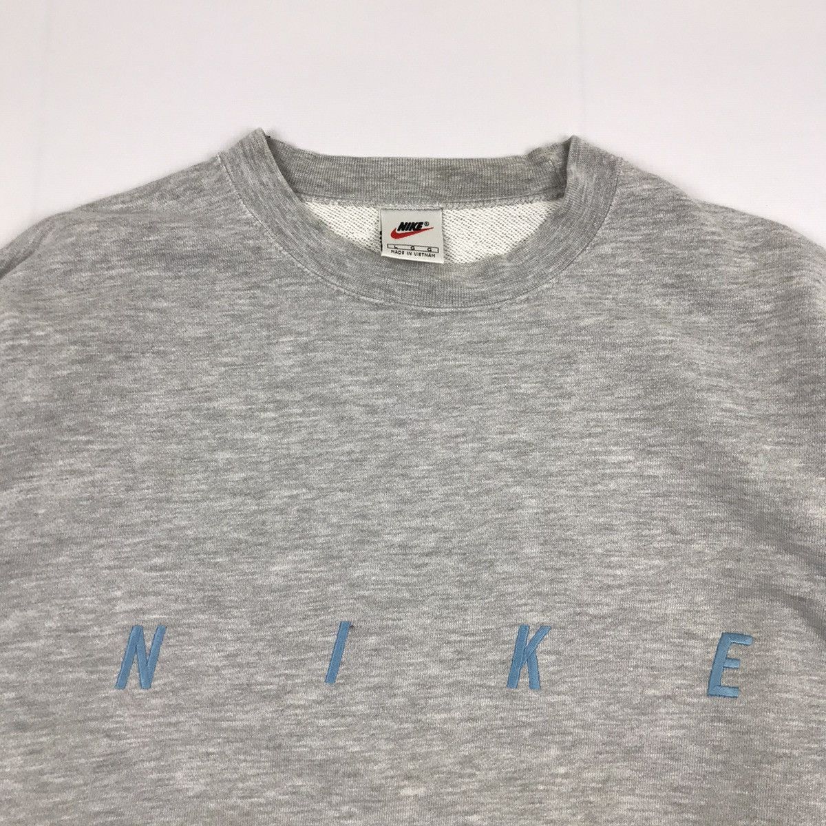 Nike × Vintage Vintage NIKE spellout crewneck sweatshirt Size US L / EU 52-54 / 3 - 2 Thumbnail