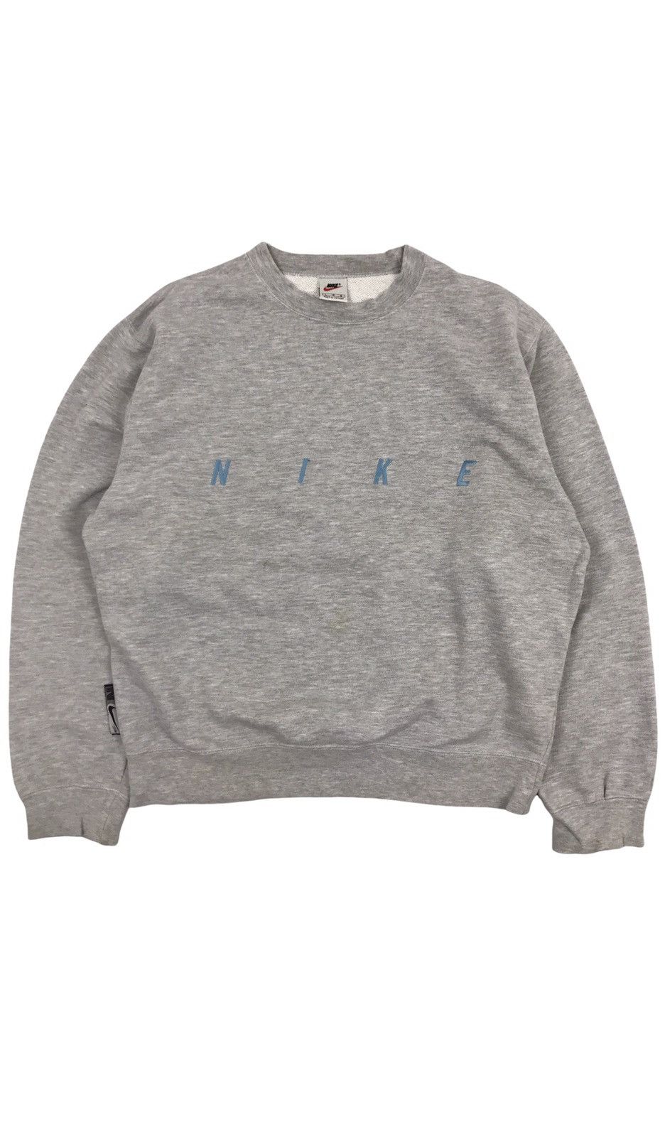 Nike × Vintage Vintage NIKE spellout crewneck sweatshirt Size US L / EU 52-54 / 3 - 1 Thumbnail