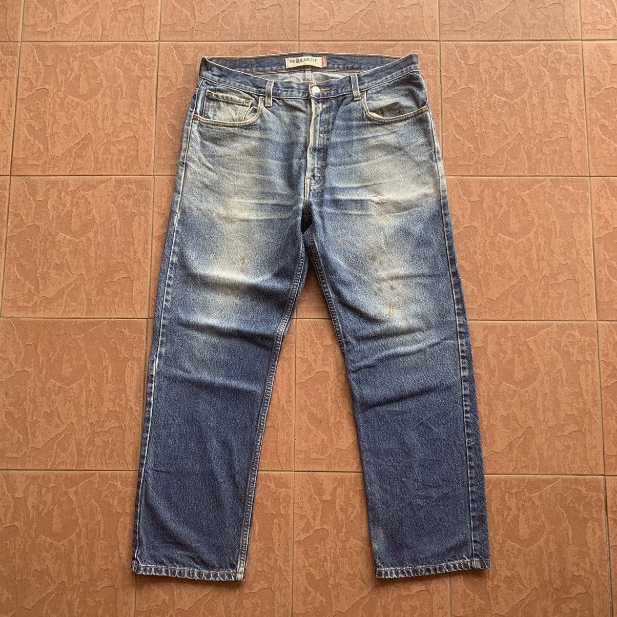 LEVI’S 505 JEANS LEVIS DENIM BLUE WASH TROUSERS PANTS