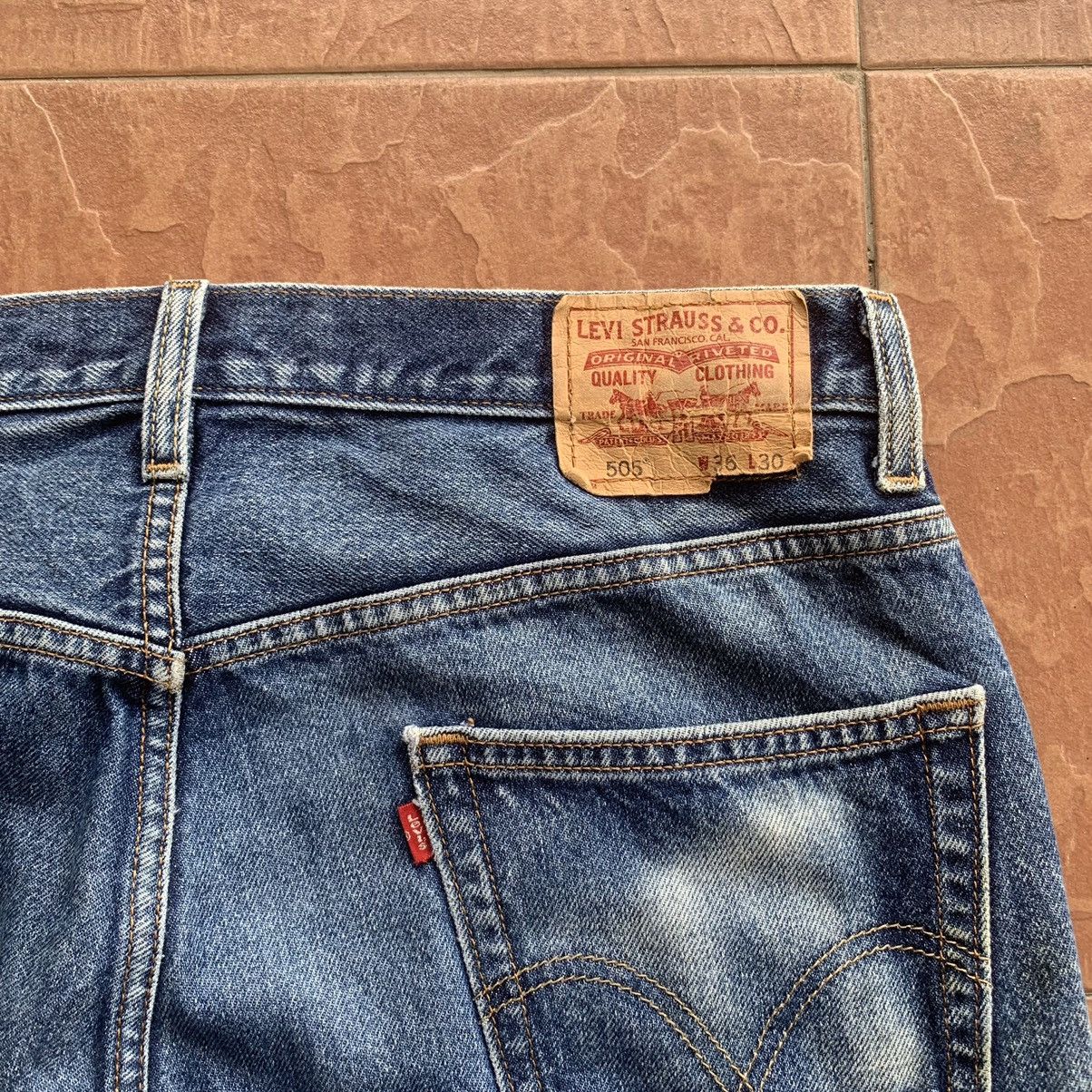 Levi's × Levi's Vintage Clothing LEVI’S 505 JEANS LEVIS DENIM BLUE WASH TROUSERS PANTS Size US 34 / EU 50 - 10 Thumbnail