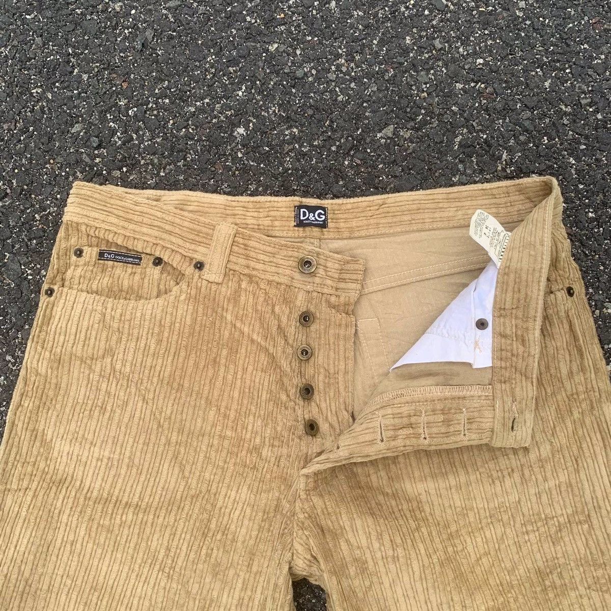 Designer × Dolce & Gabbana × Vintage 💥 STEALS💥Vintage D&G 34x33 Dolce & Gabbana Corduroy Pants Size US 34 / EU 50 - 4 Thumbnail