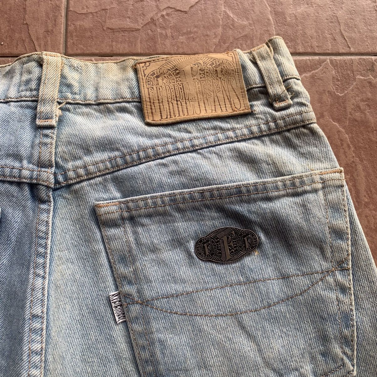 Ferre FERRE JEANS 29x33 LIGHT WASH DENIM TROUSERS PANTS MADE ITALY Size US 29 - 10 Thumbnail