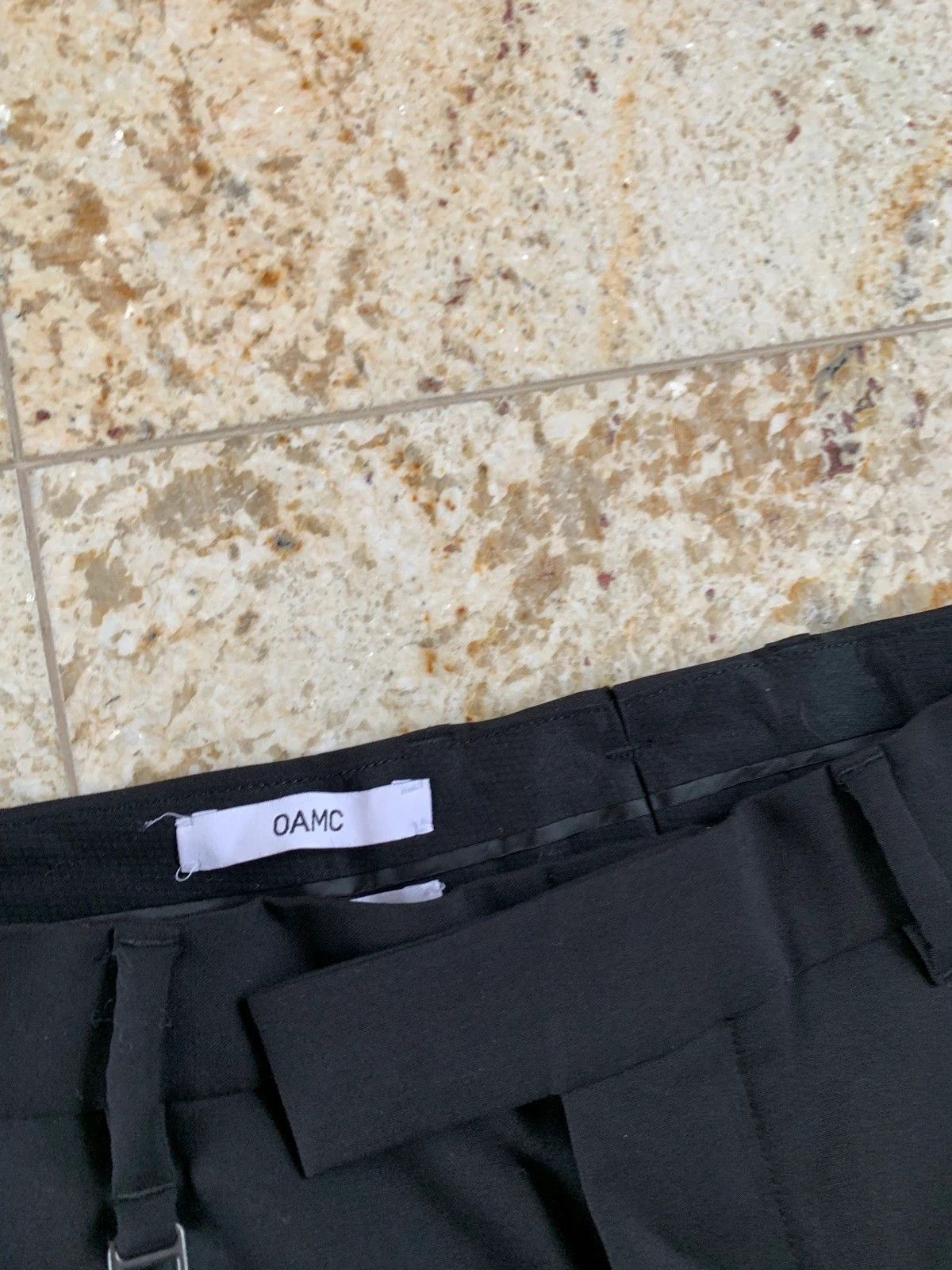 OAMC Black Compression Pants Size US 33 - 5 Thumbnail