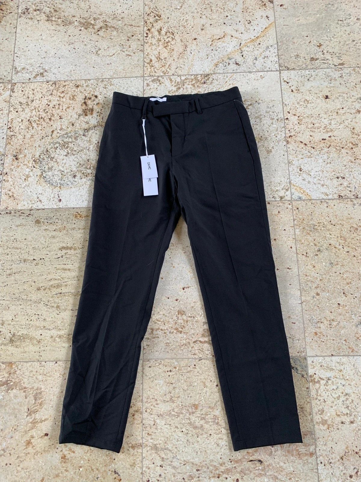 OAMC Black Compression Pants Size US 33 - 7 Thumbnail