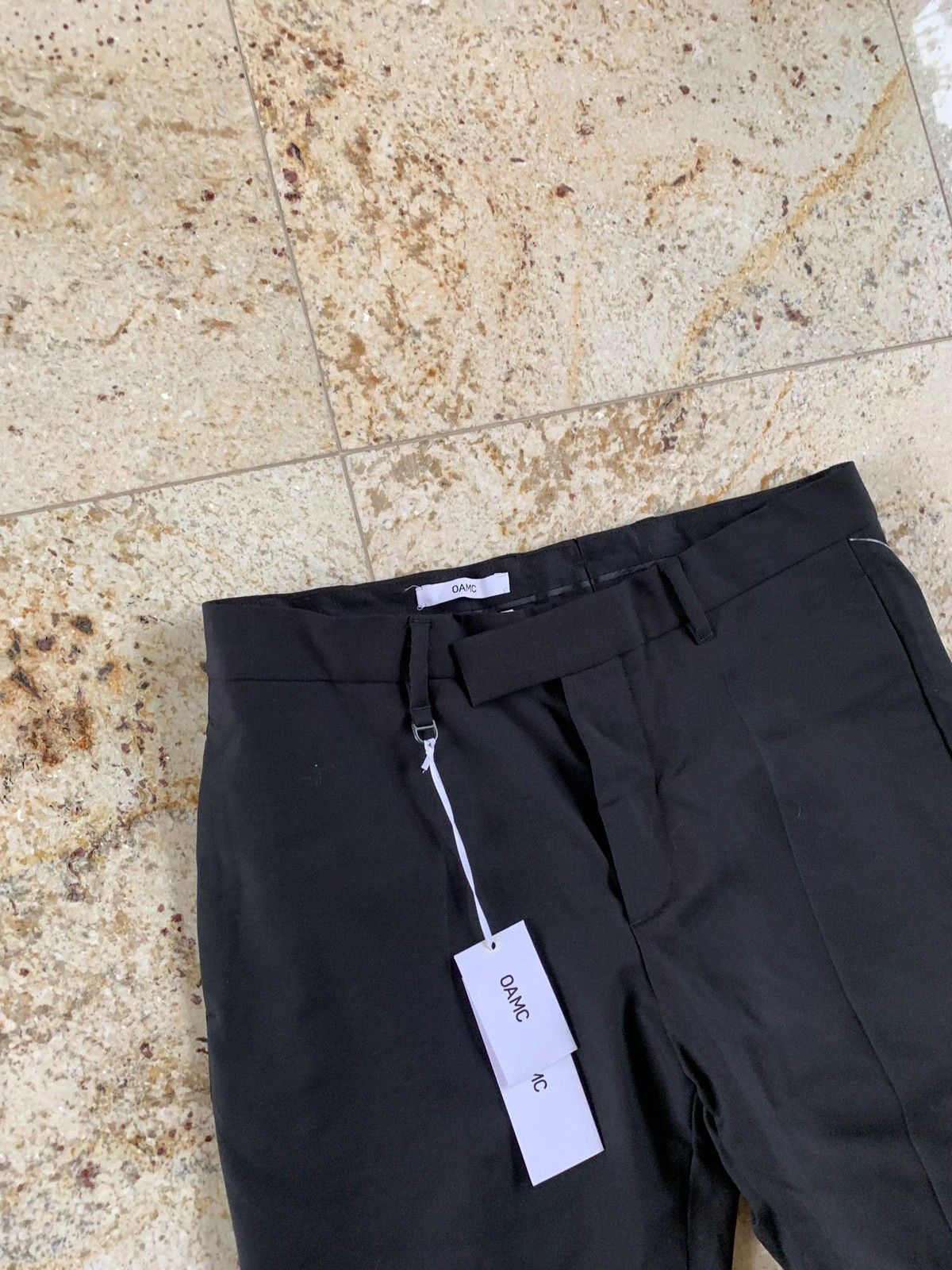 OAMC Black Compression Pants Size US 33 - 6 Thumbnail