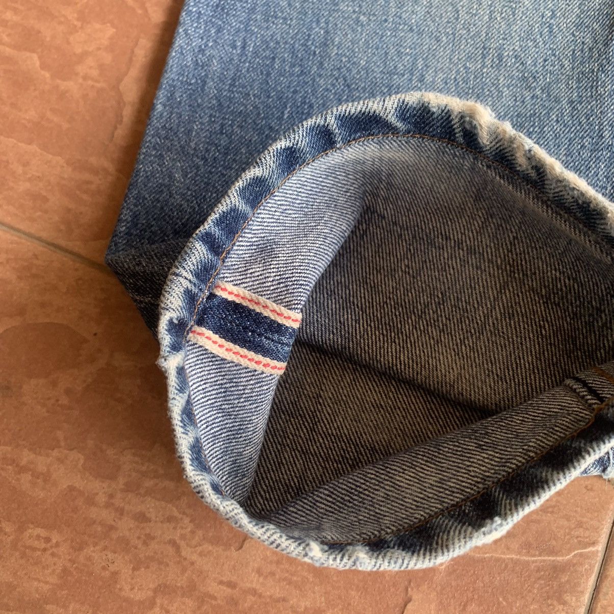 A.P.C. × Japanese Brand × Vintage 💥REDLINE! VINTAGE A.P.C. JEANS SELVEDGE DENIM PANTS Size US 27 - 17 Thumbnail
