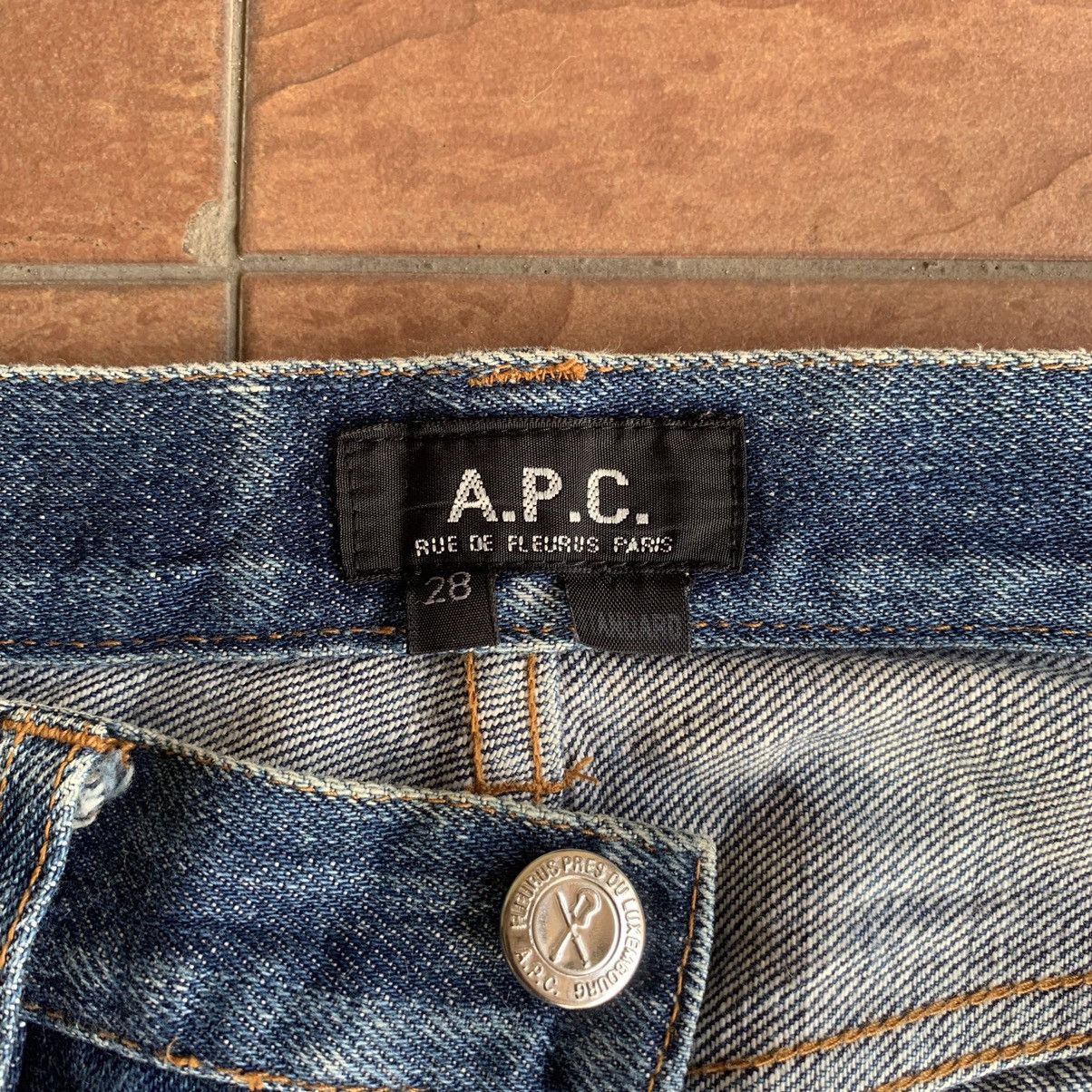 A.P.C. × Japanese Brand × Vintage 💥REDLINE! VINTAGE A.P.C. JEANS SELVEDGE DENIM PANTS Size US 27 - 7 Thumbnail