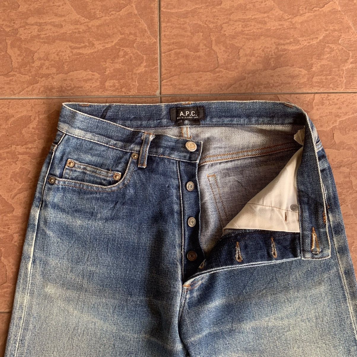 A.P.C. × Japanese Brand × Vintage 💥REDLINE! VINTAGE A.P.C. JEANS SELVEDGE DENIM PANTS Size US 27 - 6 Thumbnail