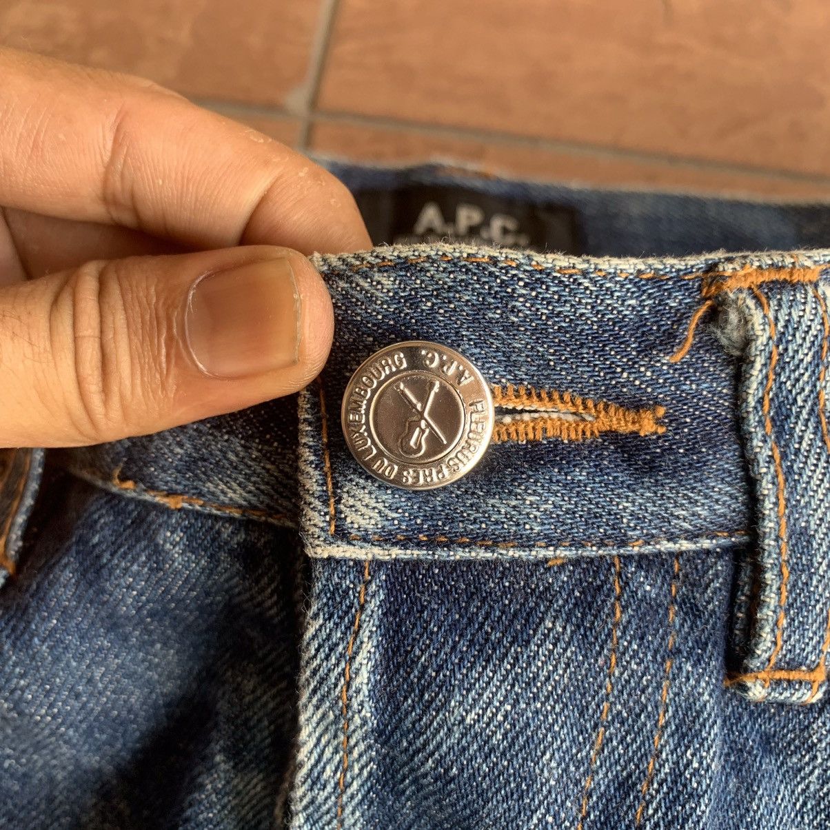 A.P.C. × Japanese Brand × Vintage 💥REDLINE! VINTAGE A.P.C. JEANS SELVEDGE DENIM PANTS Size US 27 - 5 Thumbnail