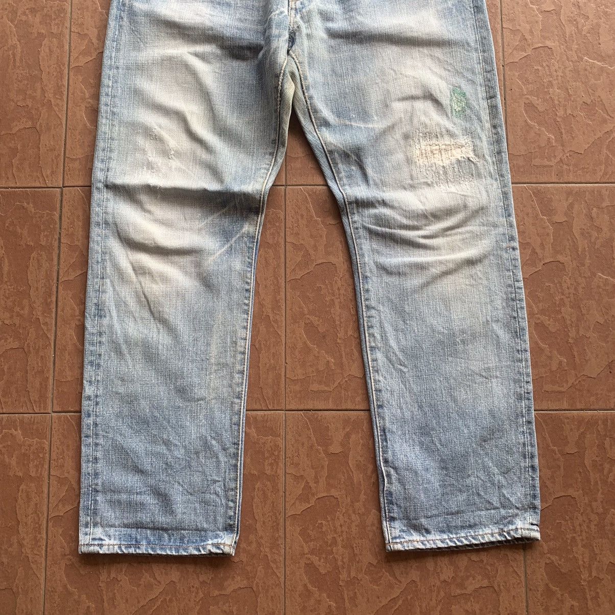 Eternal × Japanese Brand × Vintage VINTAGE ETERNAL JEANS LIGHT WASH DENIM TROUSERS FADED PANTS Size US 34 / EU 50 - 3 Thumbnail