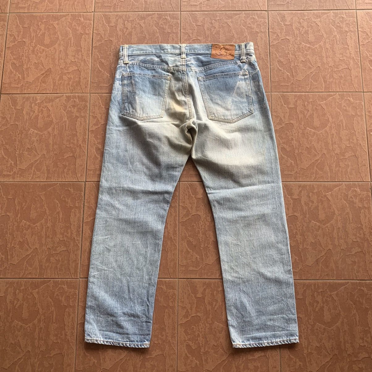 Eternal × Japanese Brand × Vintage VINTAGE ETERNAL JEANS LIGHT WASH DENIM TROUSERS FADED PANTS Size US 34 / EU 50 - 10 Thumbnail