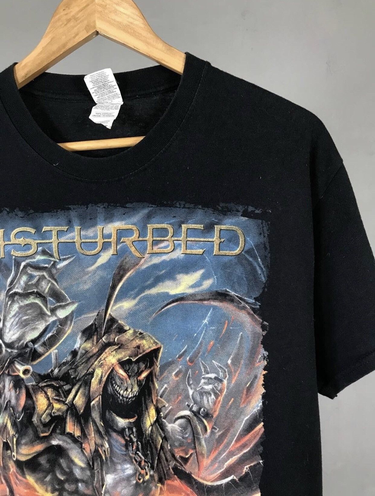 Band Tees Disturbed 2015 vintage rock band tee Size US L / EU 52-54 / 3 - 2 Thumbnail