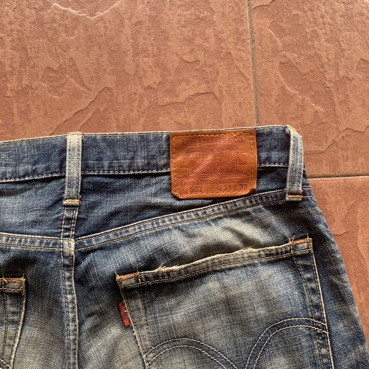 Levi's × Levi's Vintage Clothing LEVI’S 502 BLUE WASH JEANS LEVIS DENIM TROUSERS PANTS Size US 29 - 9 Thumbnail