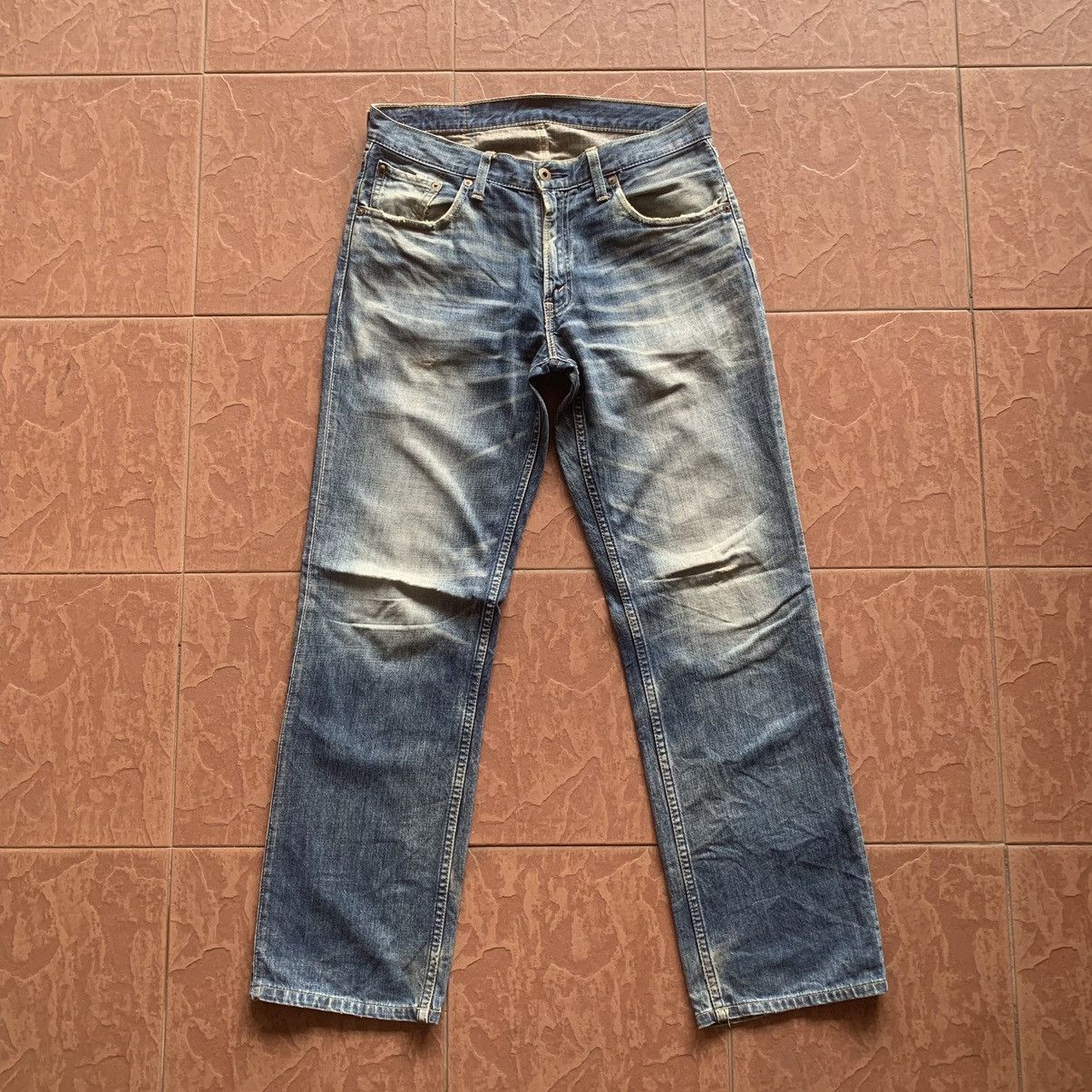 Levi's × Levi's Vintage Clothing LEVI’S 502 BLUE WASH JEANS LEVIS DENIM TROUSERS PANTS Size US 29 - 1 Thumbnail