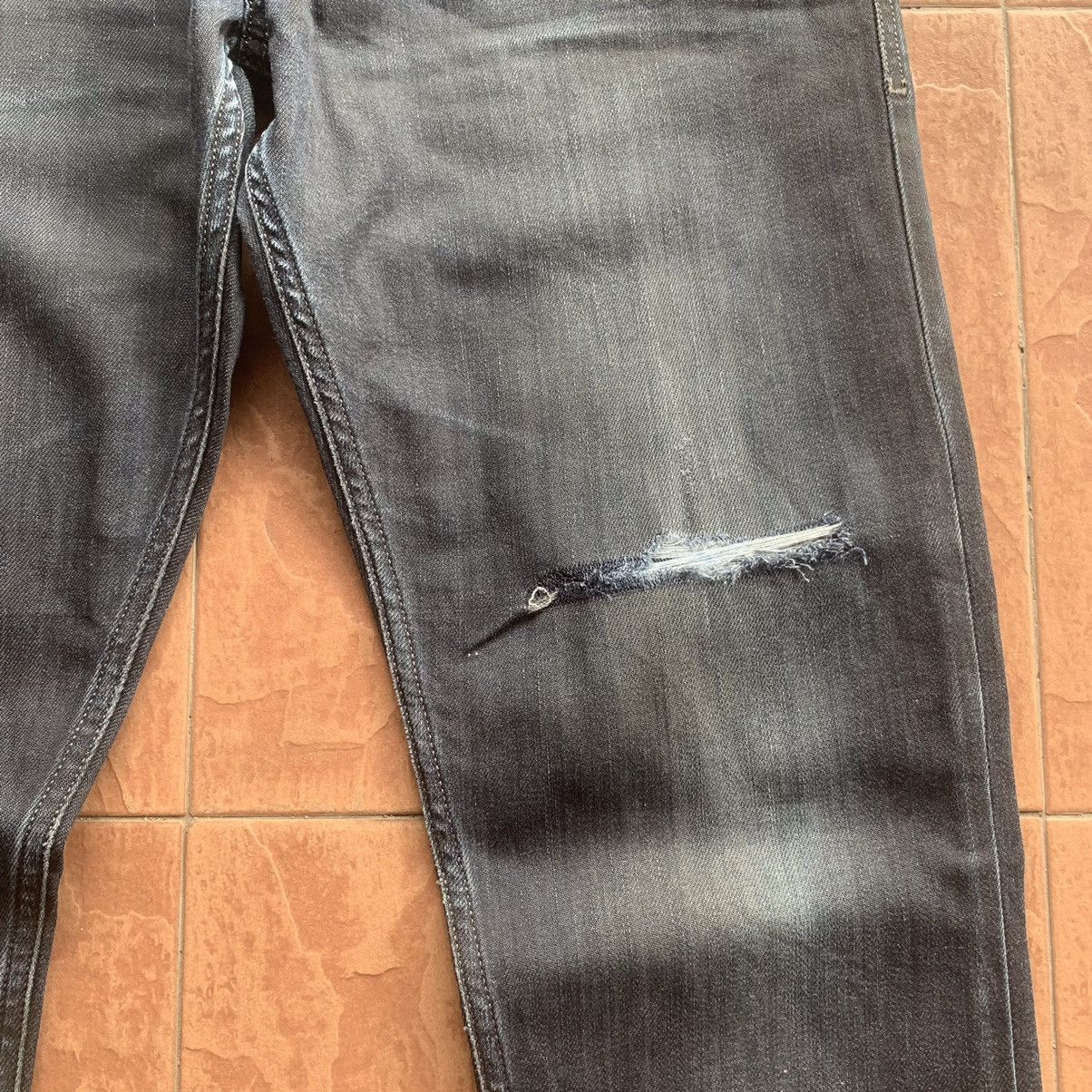 Diesel × Jean × Vintage DIESEL JEANS RIPPED TROUSERS PANTS Size US 31 - 5 Thumbnail