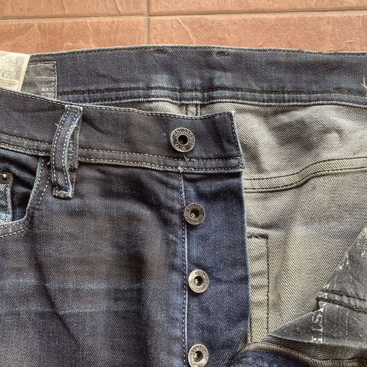 Diesel × Jean × Vintage DIESEL JEANS RIPPED TROUSERS PANTS Size US 31 - 7 Thumbnail