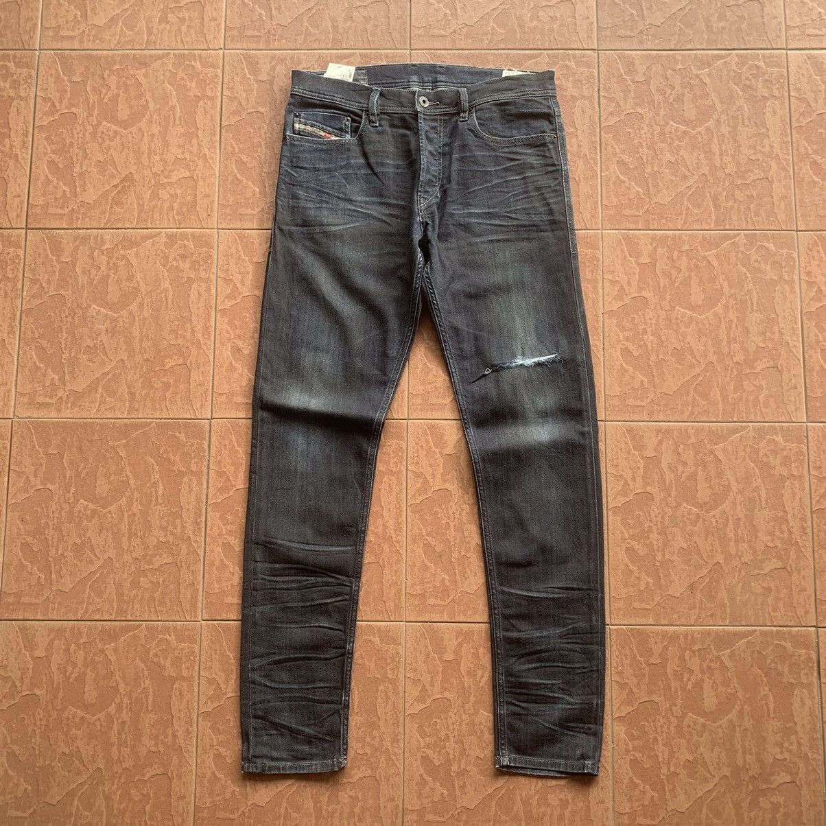 Diesel × Jean × Vintage DIESEL JEANS RIPPED TROUSERS PANTS Size US 31 - 1 Thumbnail