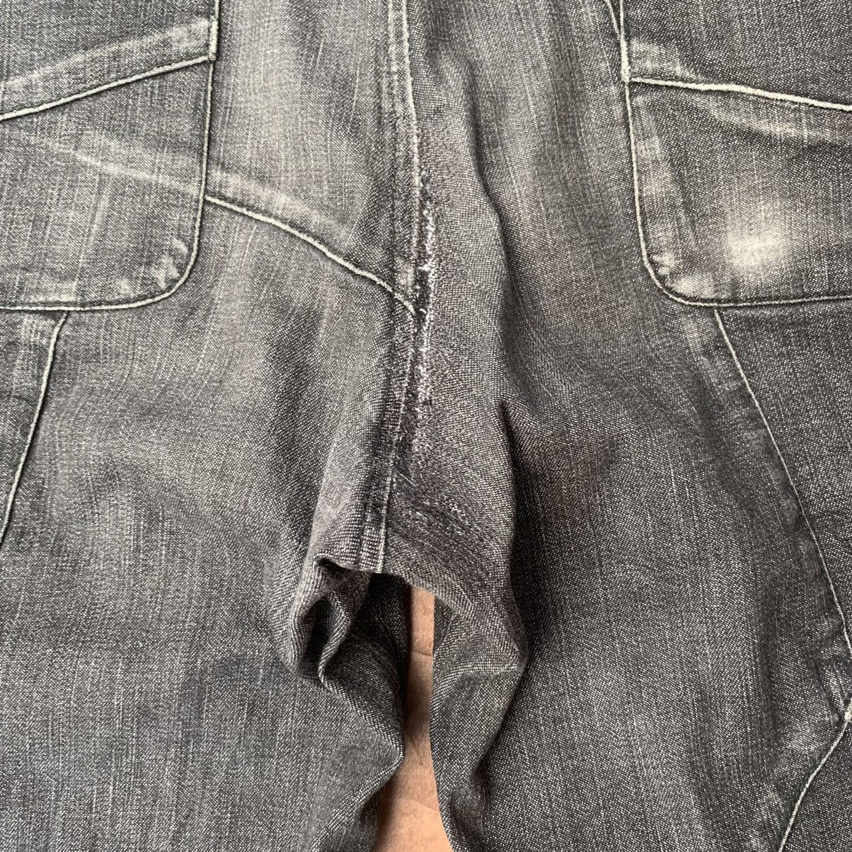 ABAHOUSE CRAZY💥UNIQUE DESIGN! VINTAGE ABAHOUSE JEAN RARE BLACK PANTS Size US 30 / EU 46 - 11 Thumbnail