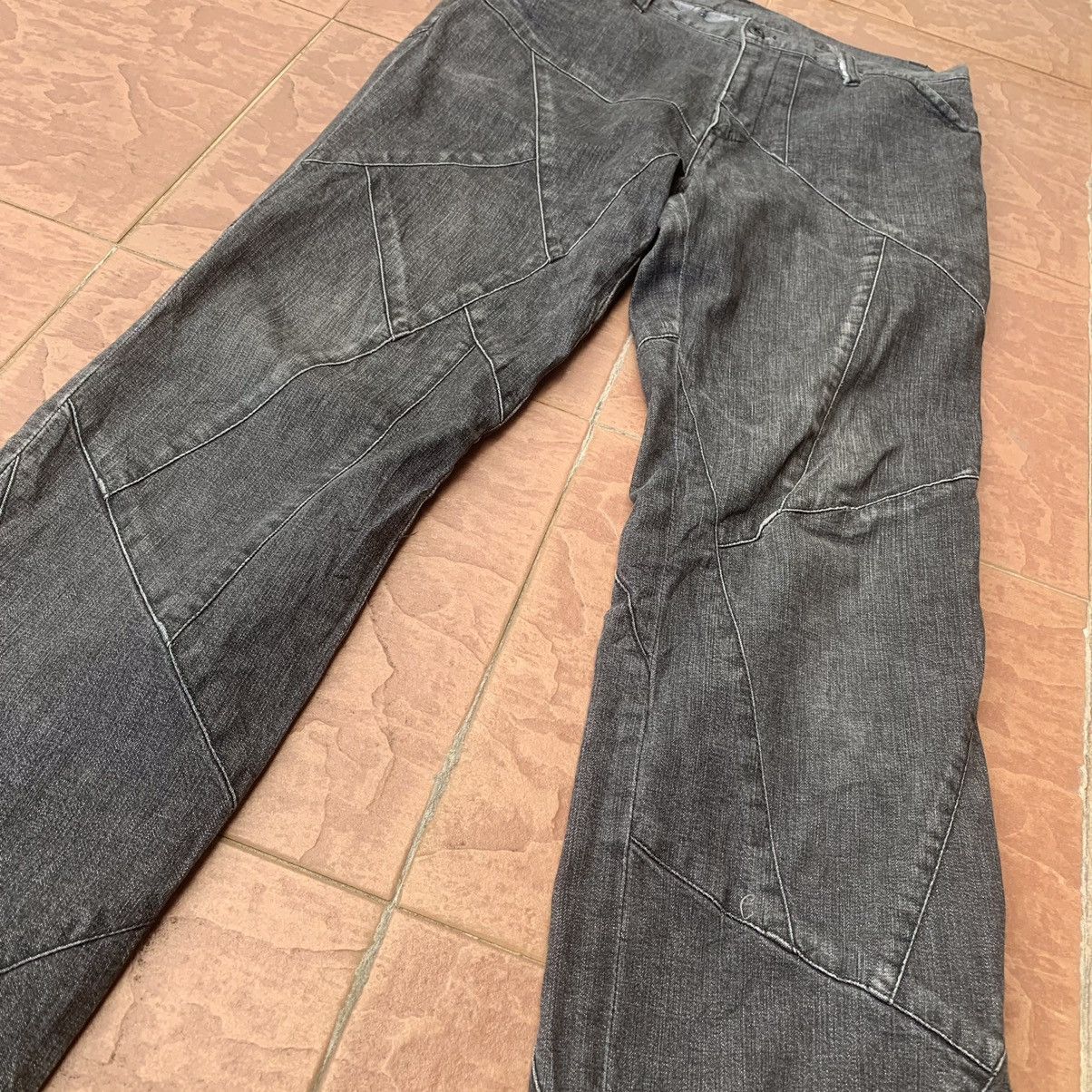 ABAHOUSE CRAZY💥UNIQUE DESIGN! VINTAGE ABAHOUSE JEAN RARE BLACK PANTS Size US 30 / EU 46 - 1 Thumbnail