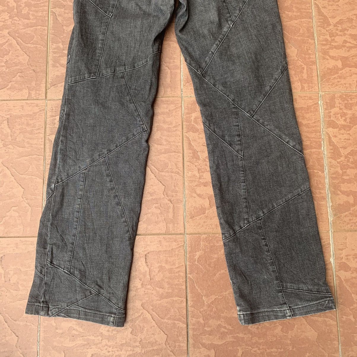 ABAHOUSE CRAZY💥UNIQUE DESIGN! VINTAGE ABAHOUSE JEAN RARE BLACK PANTS Size US 30 / EU 46 - 9 Thumbnail