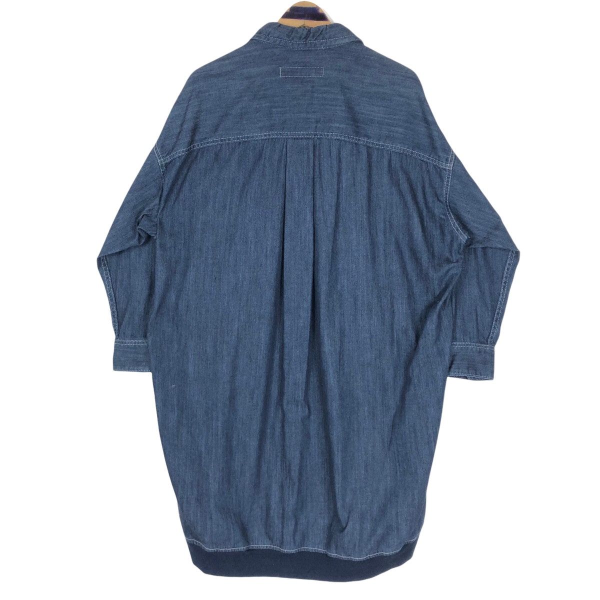 Issey Miyake Mercibeaucoup by Issey Miyake Women’s Denim Dress Shirt Size S / US 4 / IT 40 - 14 Thumbnail