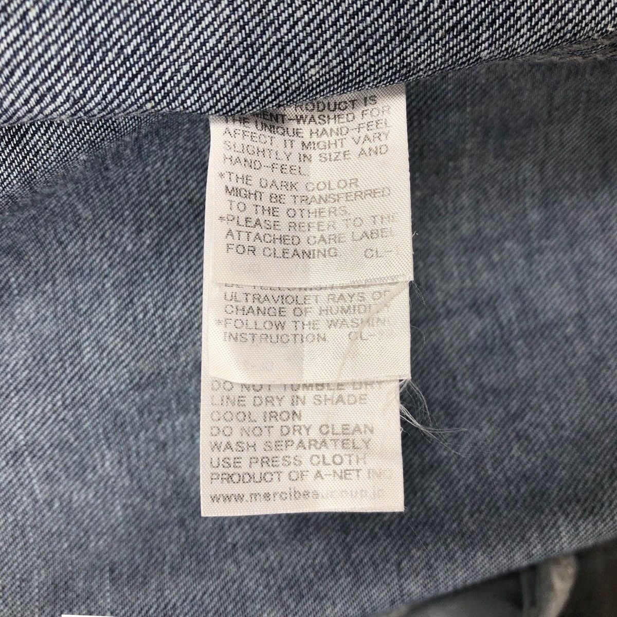 Issey Miyake Mercibeaucoup by Issey Miyake Women’s Denim Dress Shirt Size S / US 4 / IT 40 - 8 Thumbnail