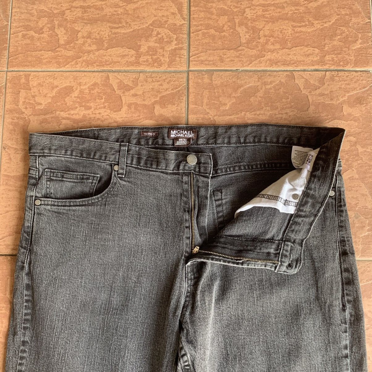 Japanese Brand × Michael Kors MICHAEL KORS 38x31 SUPER BLACK JEANS PANTS Size US 38 / EU 54 - 4 Thumbnail