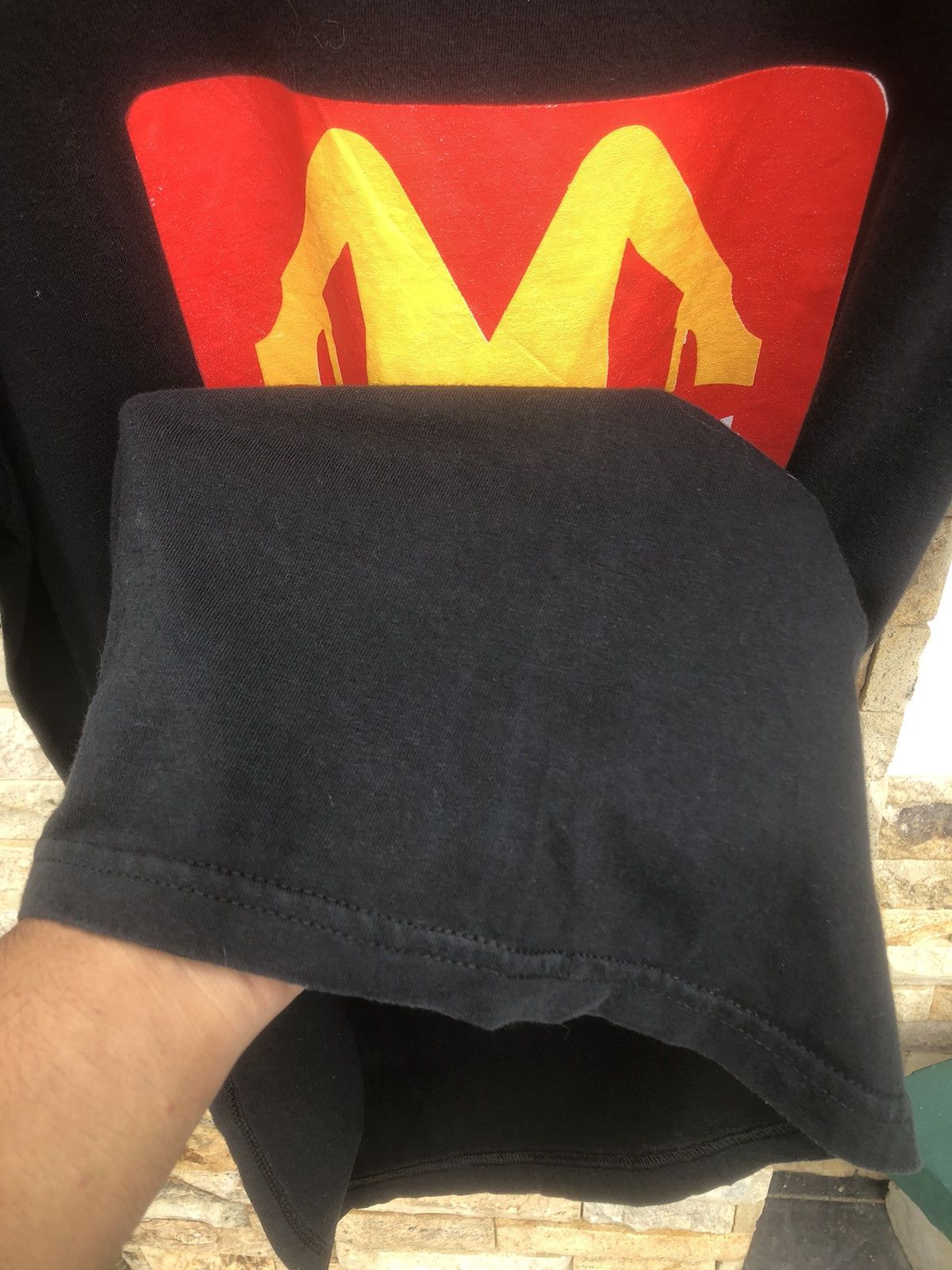 Hook-Ups Vintage y2k🔥Mc Donald’s💢Big Logo PornStar Humor Tshirt Size US XL / EU 56 / 4 - 7 Thumbnail