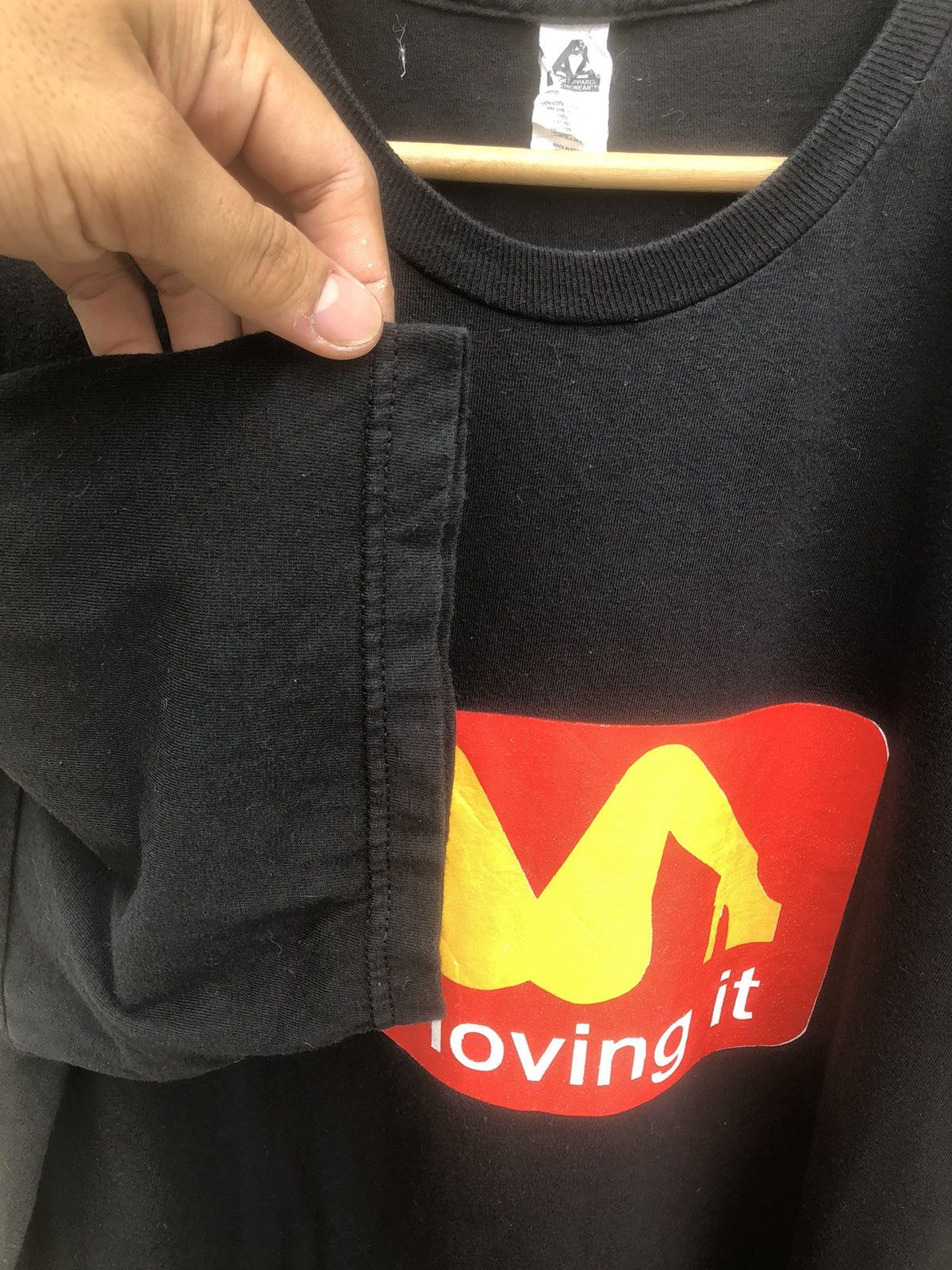 Hook-Ups Vintage y2k🔥Mc Donald’s💢Big Logo PornStar Humor Tshirt Size US XL / EU 56 / 4 - 2 Thumbnail