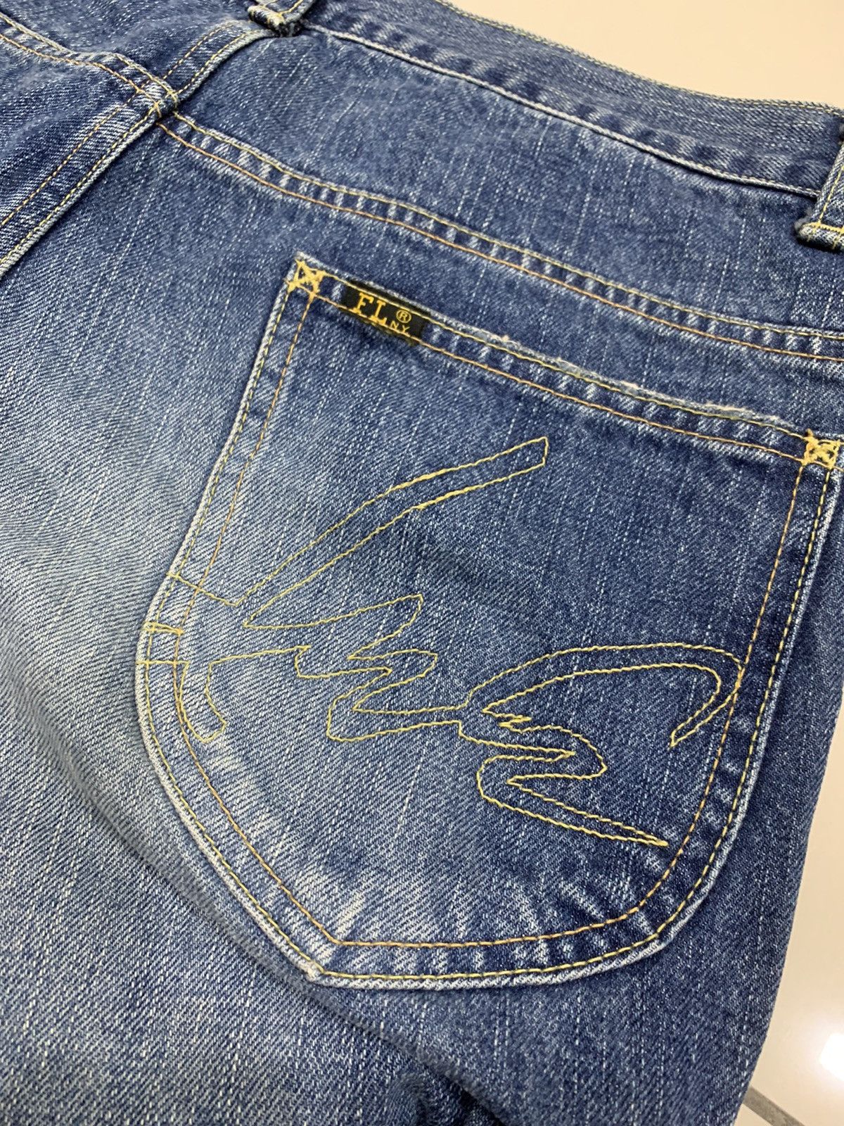 Futura × Vintage VINTAGE FUTURA LABORATORIES SASHIKO BORO JEANS Size US 32 / EU 48 - 10 Thumbnail