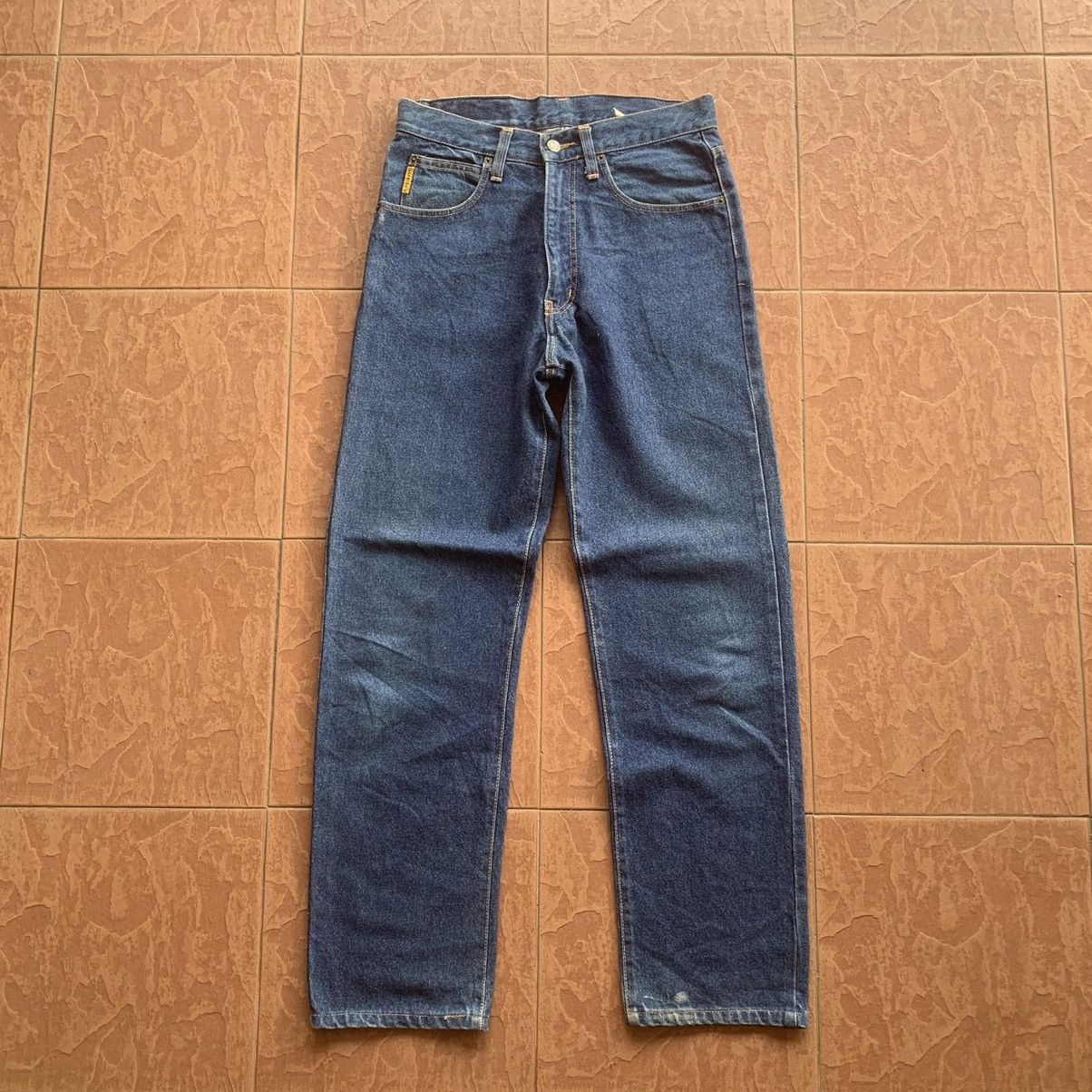 Armani VINTAGE ARMANI JEANS DENIM TROUSERS MADE IN ITALY PANTS Size US 28 / EU 44 - 1 Thumbnail