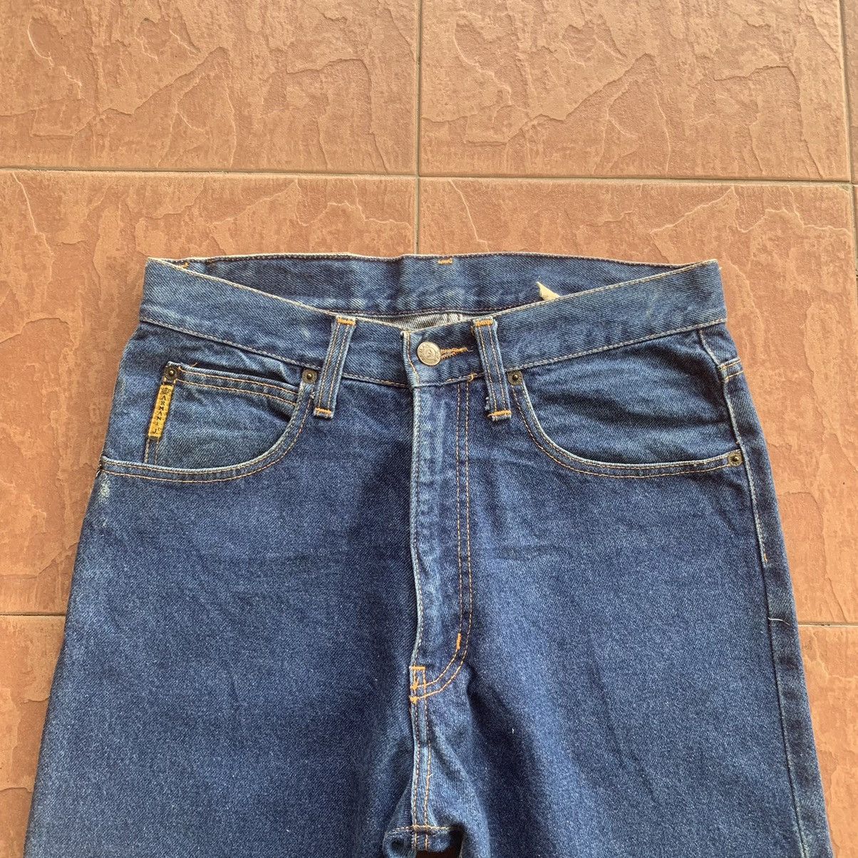 Armani VINTAGE ARMANI JEANS DENIM TROUSERS MADE IN ITALY PANTS Size US 28 / EU 44 - 2 Thumbnail