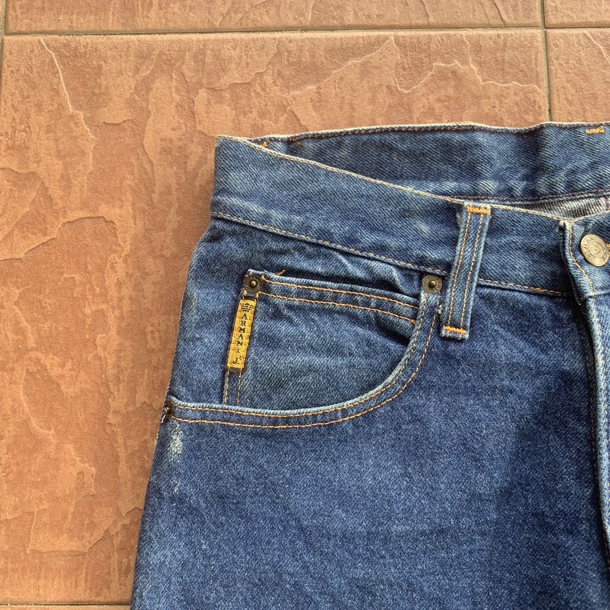 Armani VINTAGE ARMANI JEANS DENIM TROUSERS MADE IN ITALY PANTS Size US 28 / EU 44 - 3 Thumbnail